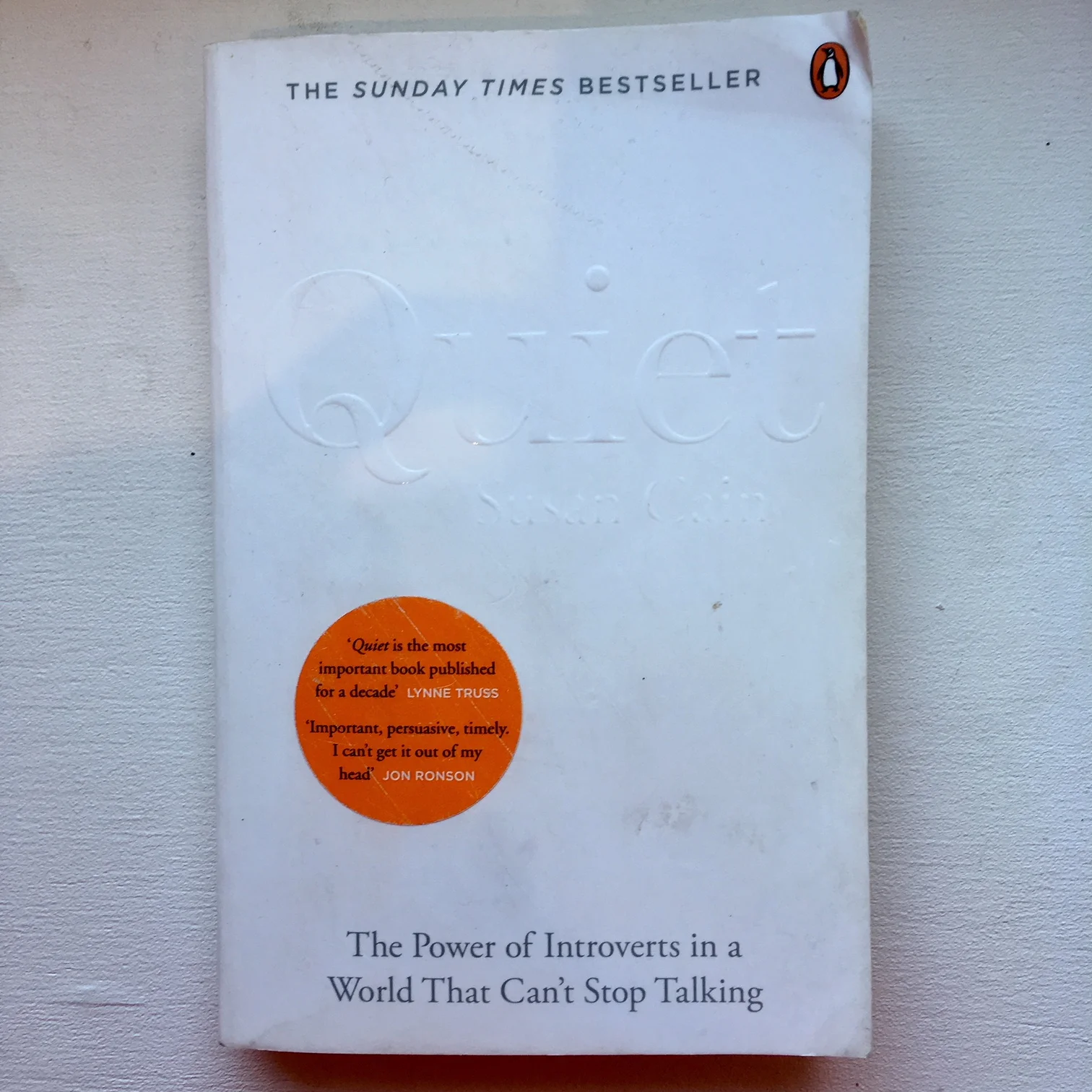 Quiet - Susan Cain If you are an introvert, it can sometimes make motherhood hard, as you might find it hard to build new relationships in settings such as mother and baby groups, or else you might find it a real struggle to get the quiet that you need. This book might help you understand a wee bit more about how you are feeling, and have more confidence to approach motherhood in a way that suits you.