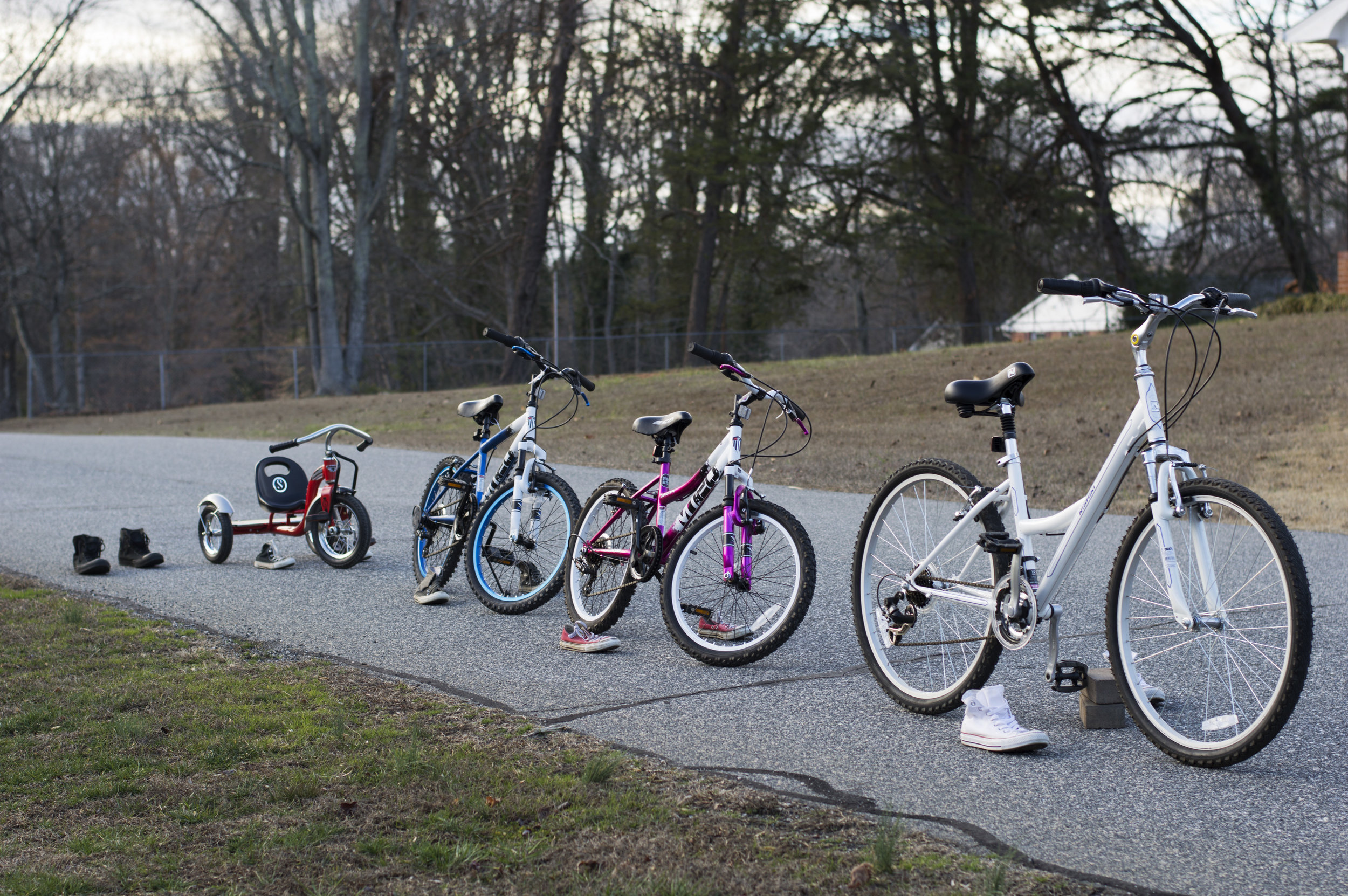 3:15-5:30 Our evenings are spent either riding bikes, playing ball, walking the creek beside our house, sports practices, Jaxon's gymnastics class, or a combination of the above. We just bought our first home in August and we are enjoying making new memories here and doing lots of new things around Kernersville. 7:30 Something my husband and I have made a priority in the past six months is to have family dinners sitting down as many nights of the week as possible. It may not always be at an ideal time but more often than not we are able to. 8:00 Check homework, put on PJ’s, lay out clothes for next day, pack a lunch, brush teeth, read a bedtime story, put out any fires….oh wait scratch the fire part. 9:00 (sometimes closer to 10 or 11 lol) Settle down with my husband to either work on homework, edit pictures or just chill while enjoying Netflix. Typically during this time Jaxon will get up and attempt to bribe us again with snuggling, but it only works on us about 95% of the time.