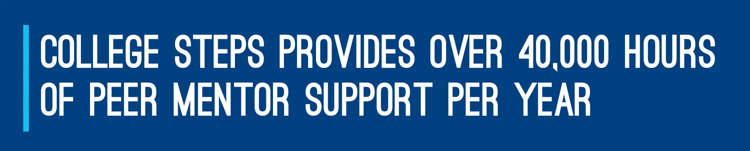 Peer Mentor Info — College Steps | Build Your Future