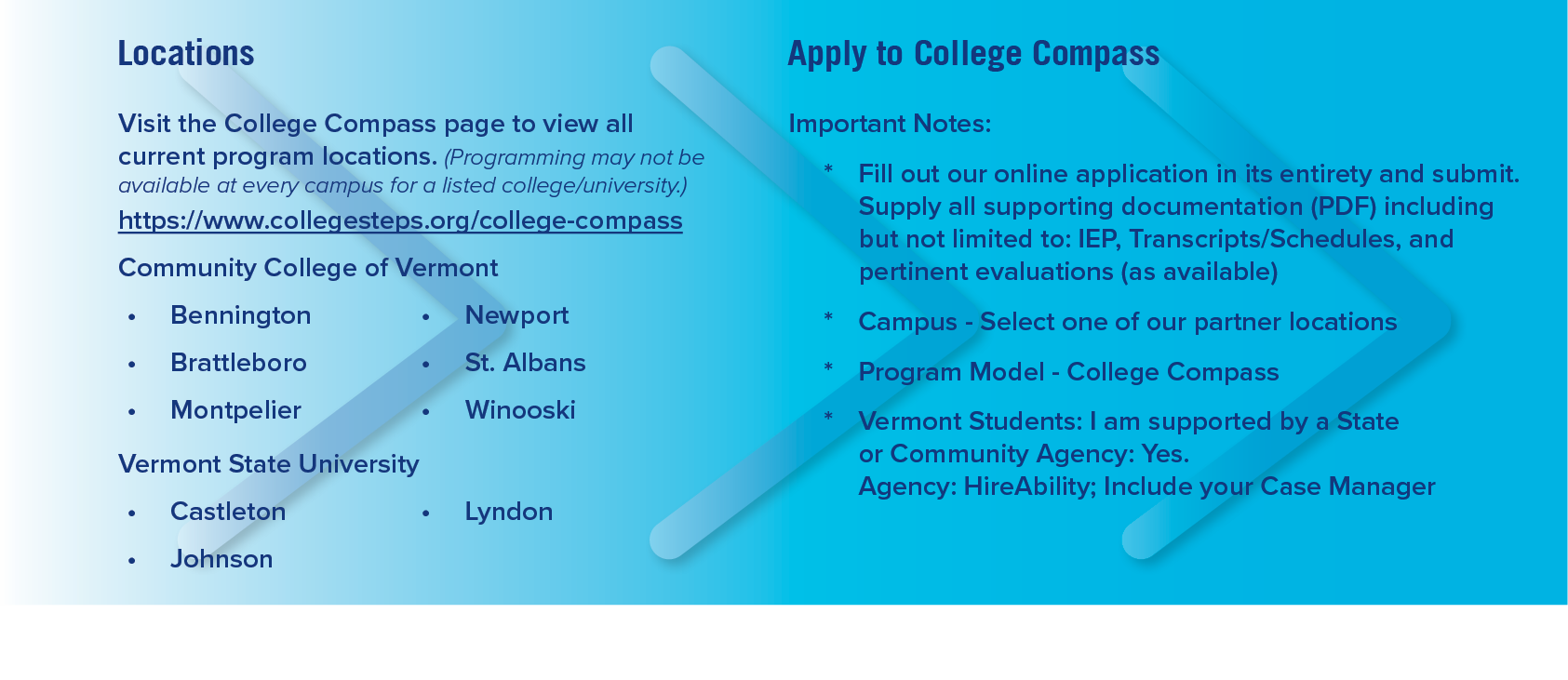 Compass Program - Academic Support for Freshmen