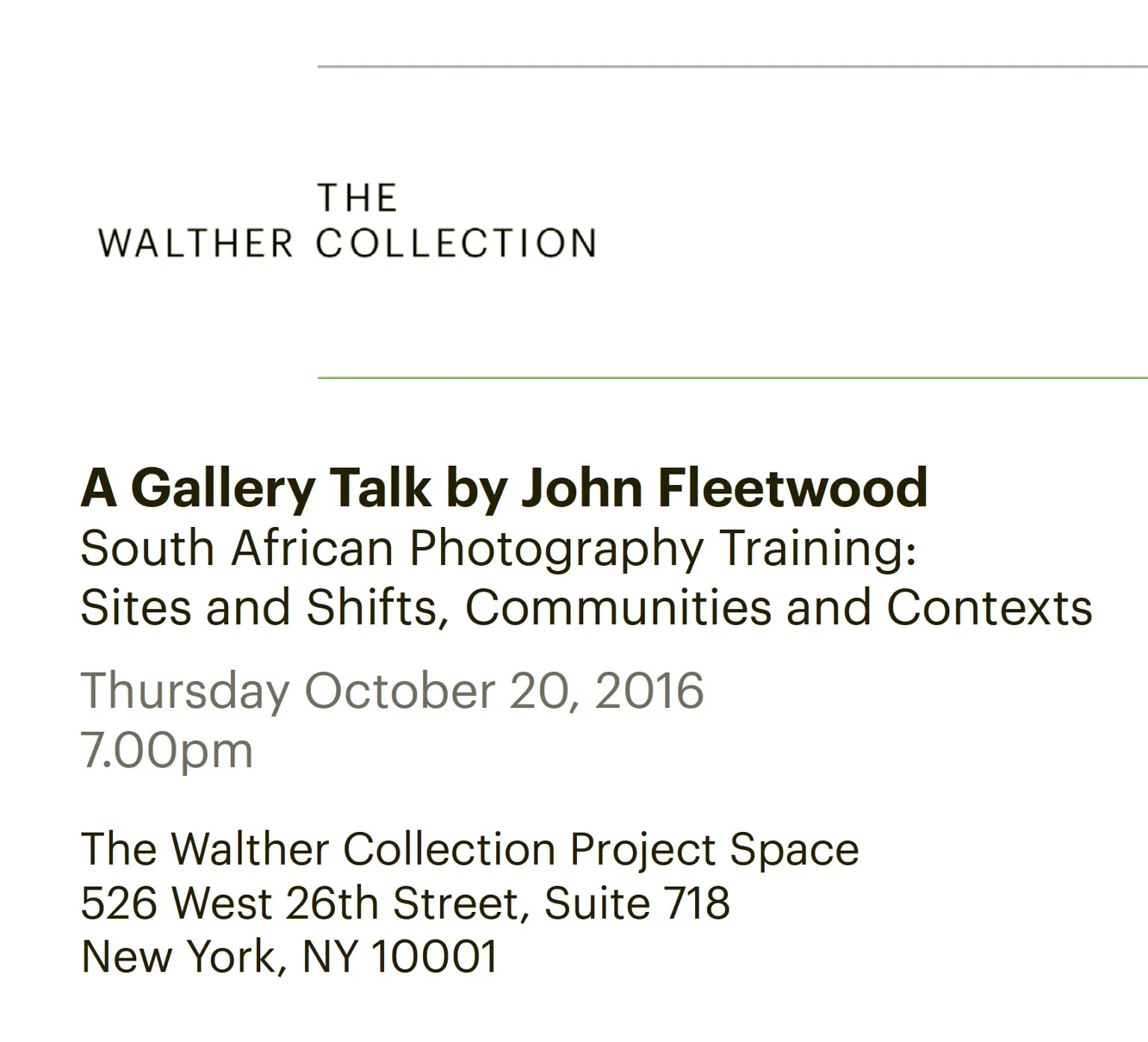 South African Photography Training: Sites and Shifts, Communities and Contexts