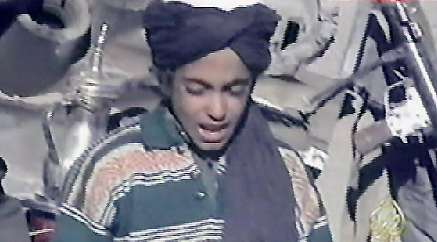 Hamza, the youngest son of Osama bin Laden. © AFP / AL-JAZEERA