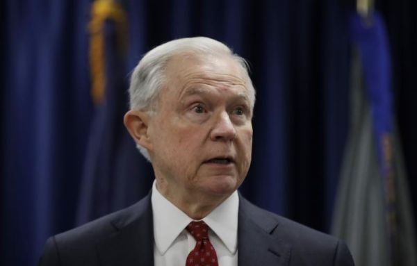 Attorney General Jeff Sessions speaks in Philadelphia, July 21, 2017. Photo Credit: AP