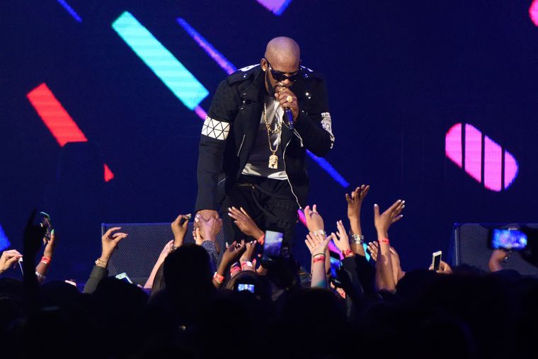 R. Kelly, performing at Allstate Arena in Chicago on May 7, 2016. Daniel Boczarski/Getty Images