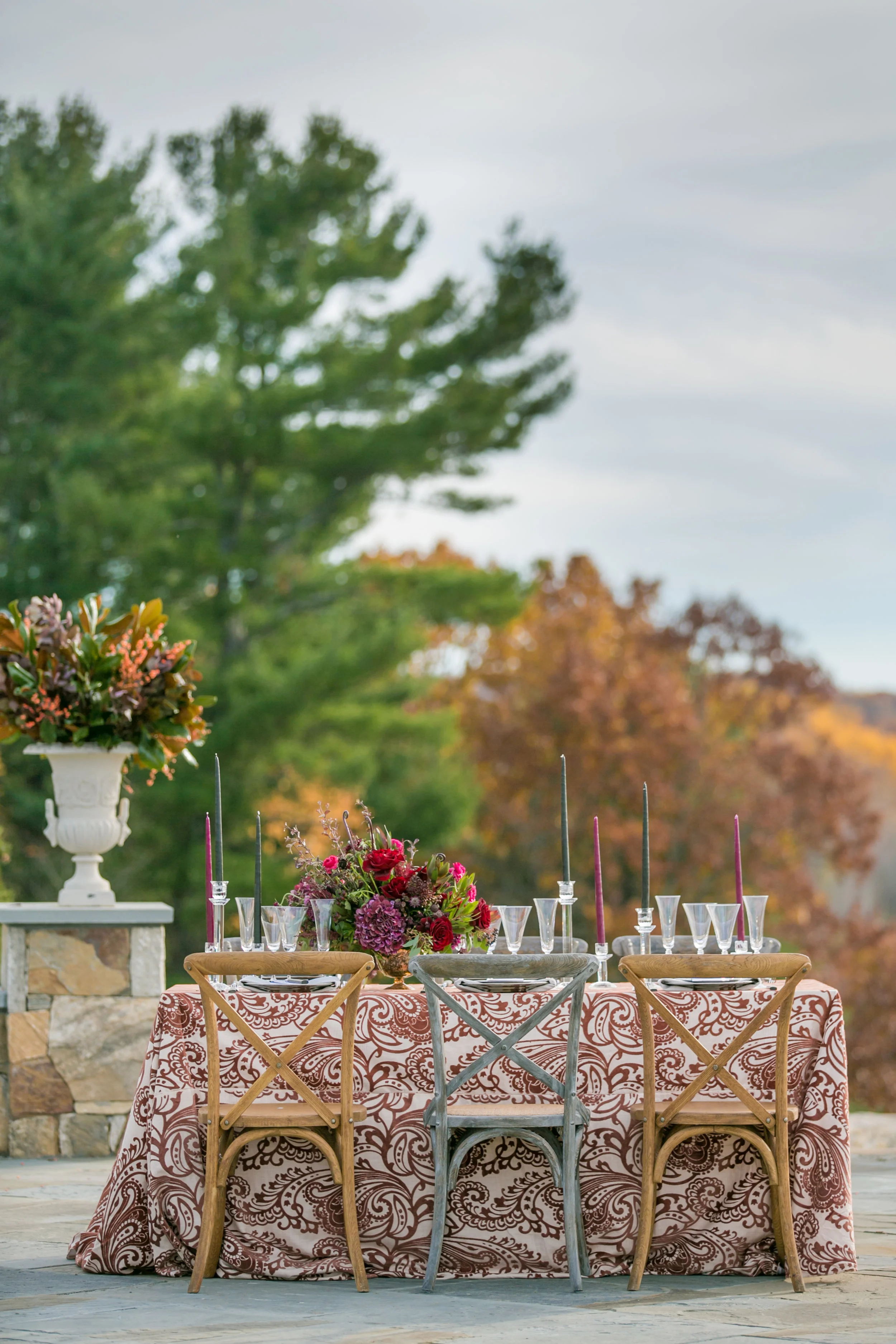 NYC Wedding Planner Ashley Douglass Events at Harvest Moon Farm Orchard with Blade NYC Floral Designs