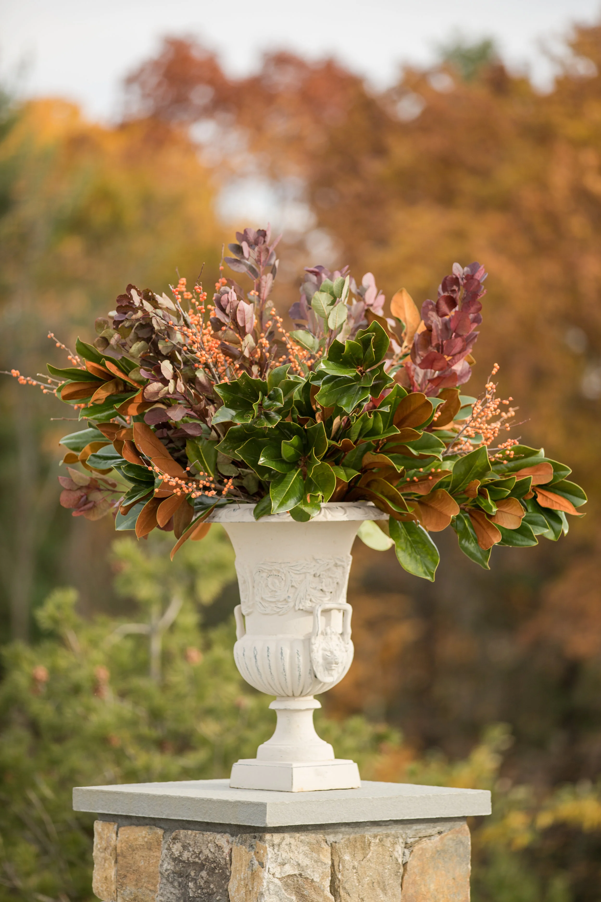 NYC Wedding Planner Ashley Douglass Events at Harvest Moon Farm Orchard with Blade NYC Floral Designs