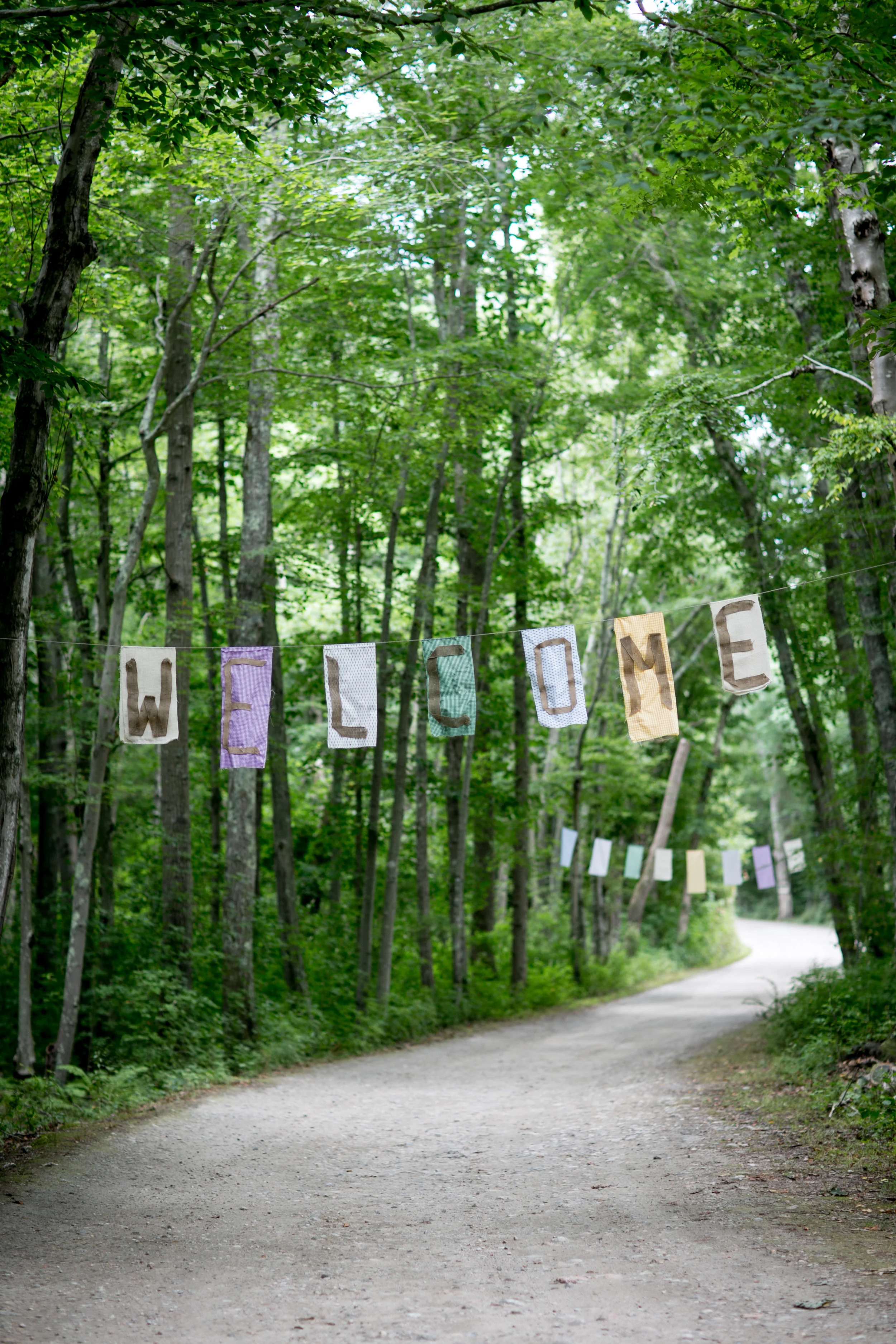 The garland read Thank You on the reverse side when you left! The End.