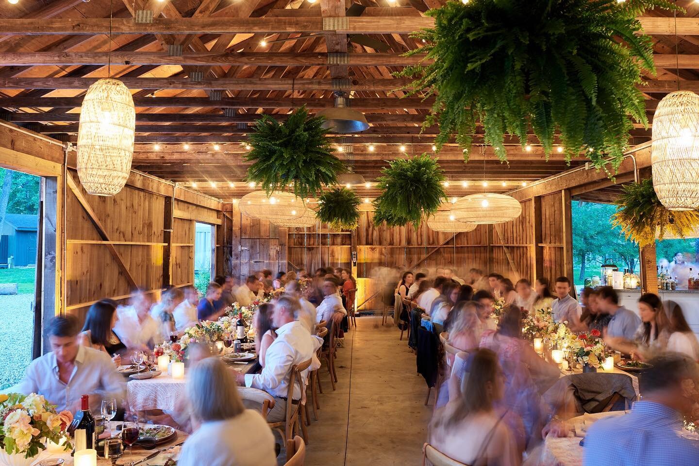 Little peek into design. The second photo is the one page ending design board. The more modern farmhouse tables had pearl-like flatware and these bright orange pattern runners. While the round tables had this Sedona-like pattern linens and wooden fla