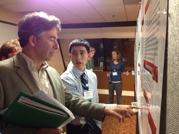 Victor Tellez sharing his experience at Fox Chase Cancer Center with Paul Yaswen, PhD, LBNL, BERKLEY
