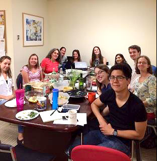 “Meeting with the scientists at the Silent Spring Institute.”