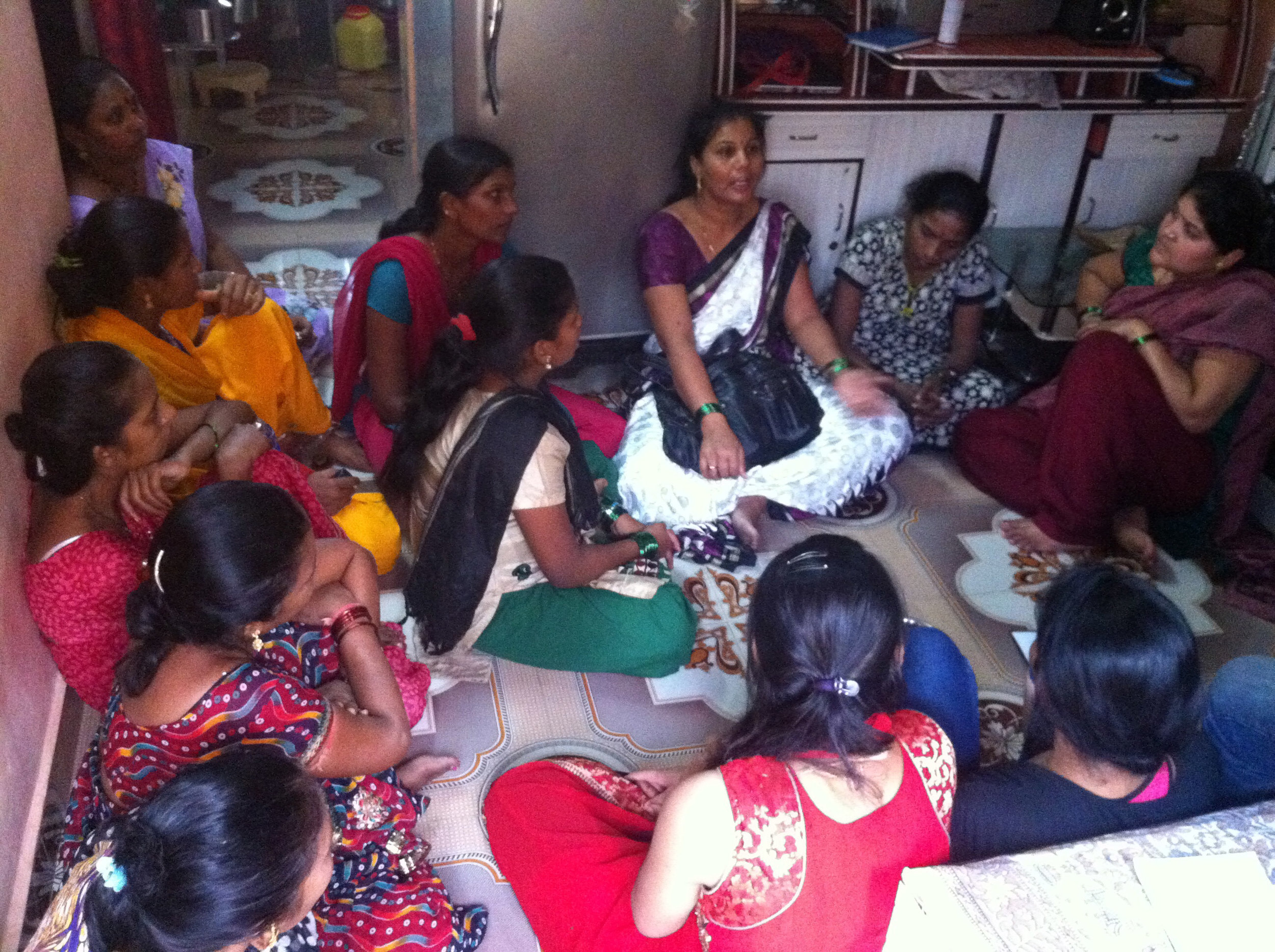 Former surrogates and agents discussing surrogacy policy and practices. Photo by Daisy Deomampo