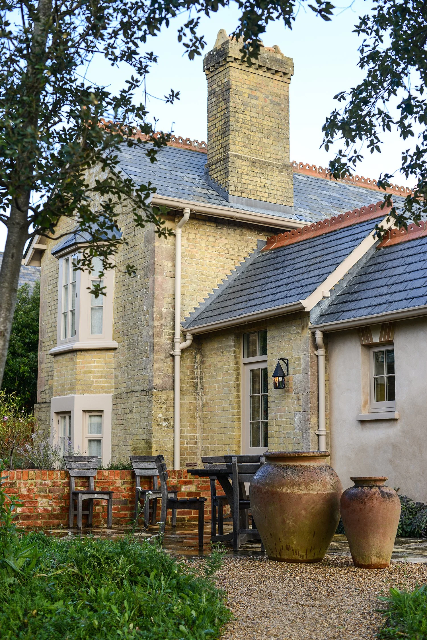 2_Radley House Partnership_Architecture_Refurbishment_Private Estate Lodge_Exterior_Rear Entrance Detail_Isle of Wight_Hampshire.jpg