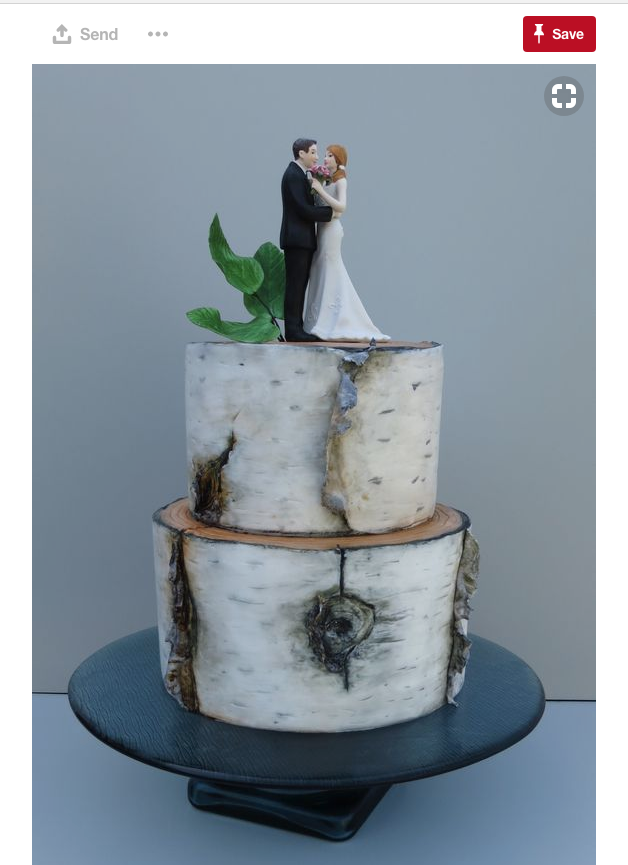 And, of course, you can't have a tree-inspired wedding in Gilbert without a beautiful tree-inspired wedding cake.
