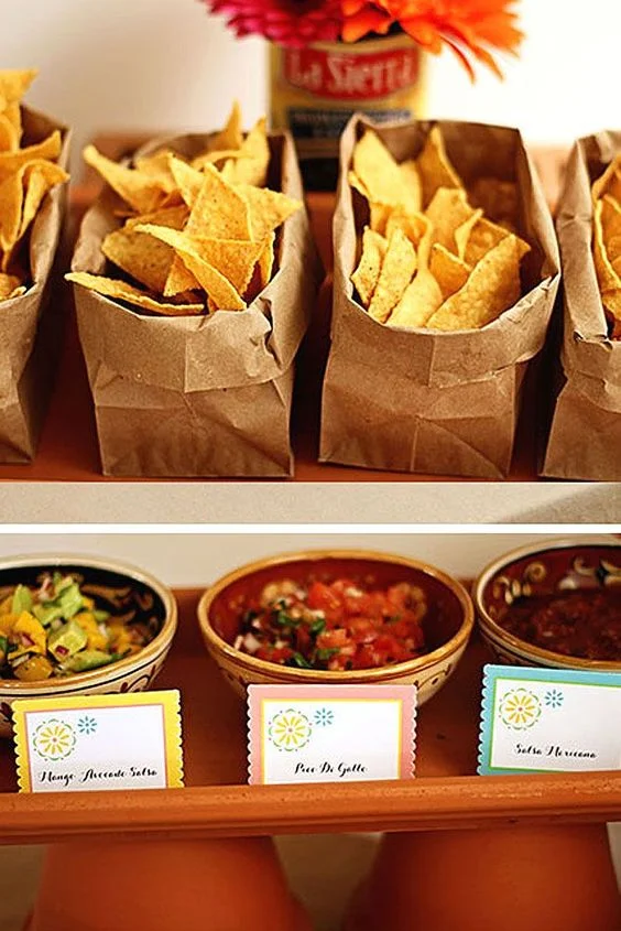 You can't have a taco bar without a variety of salsas!