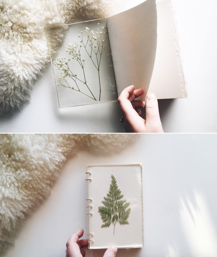I just love the idea of getting super creative and adding your personal touch to the wedding guest book. If your wedding is green and natural and outdoorsy, try this!