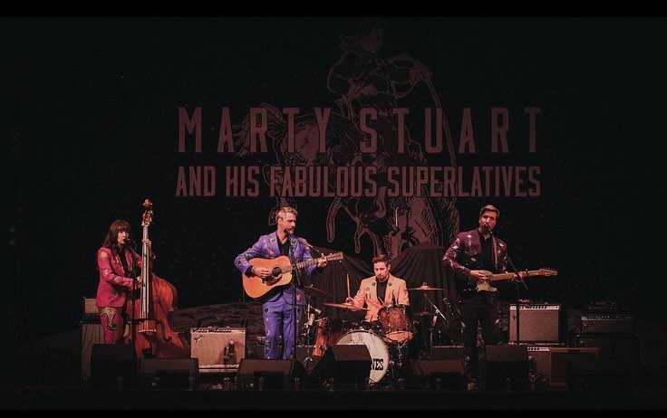 What an honor. 💎 Thanks to @martystuart and his Fabulous Superlatives, and to everyone who came to be a part of such a unique and memorable performance. 💎