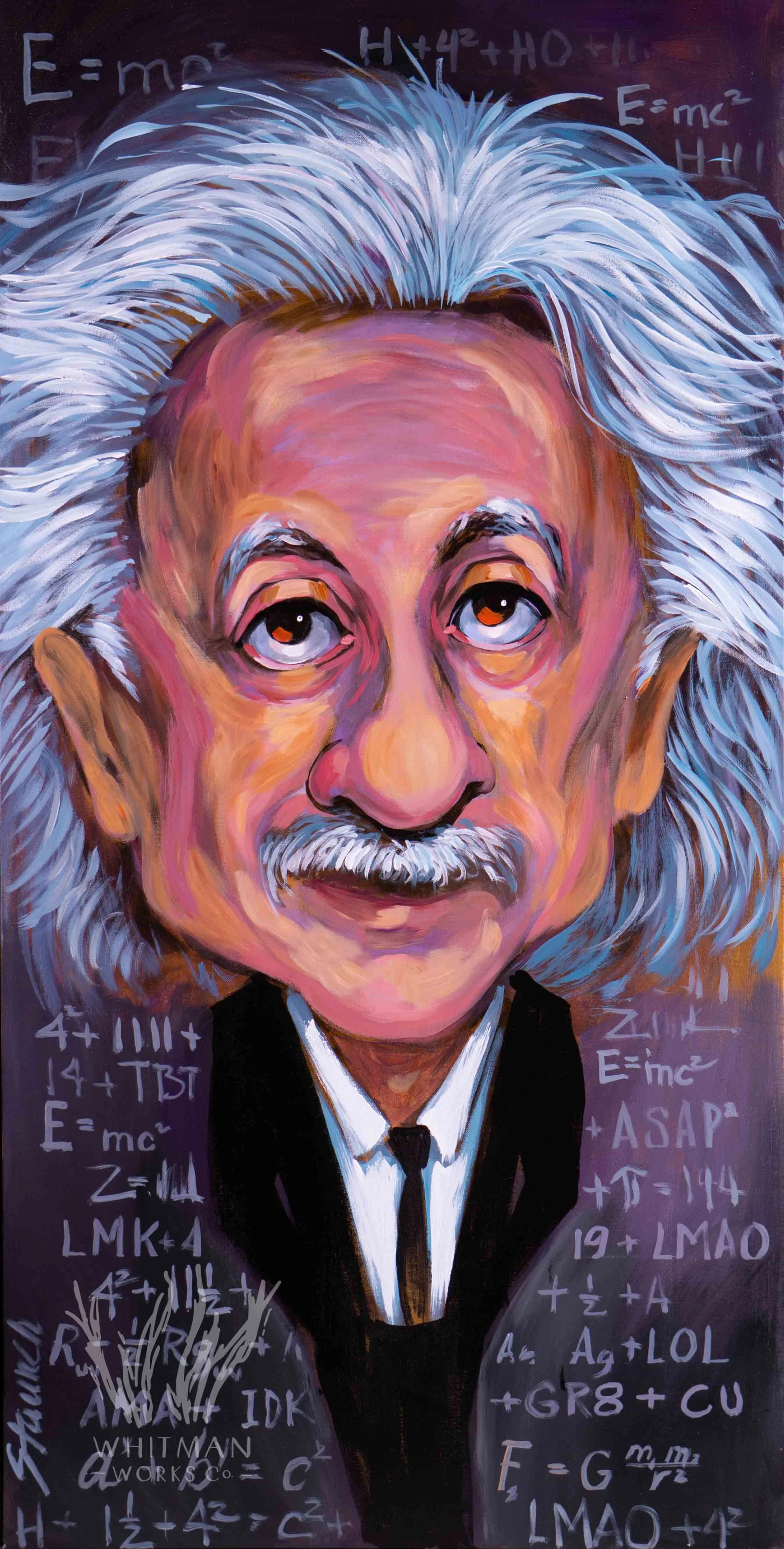 Albert Einstein by Lorraine Staunch