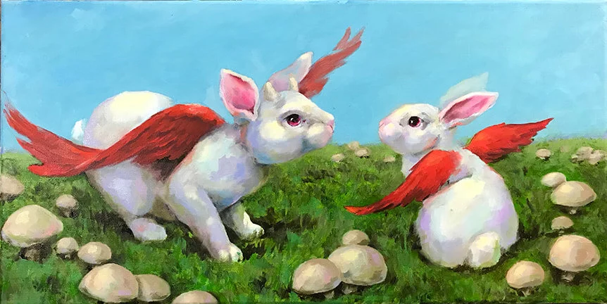 The Little Rabbit Who Wanted Red Wings By TeeJay Dill