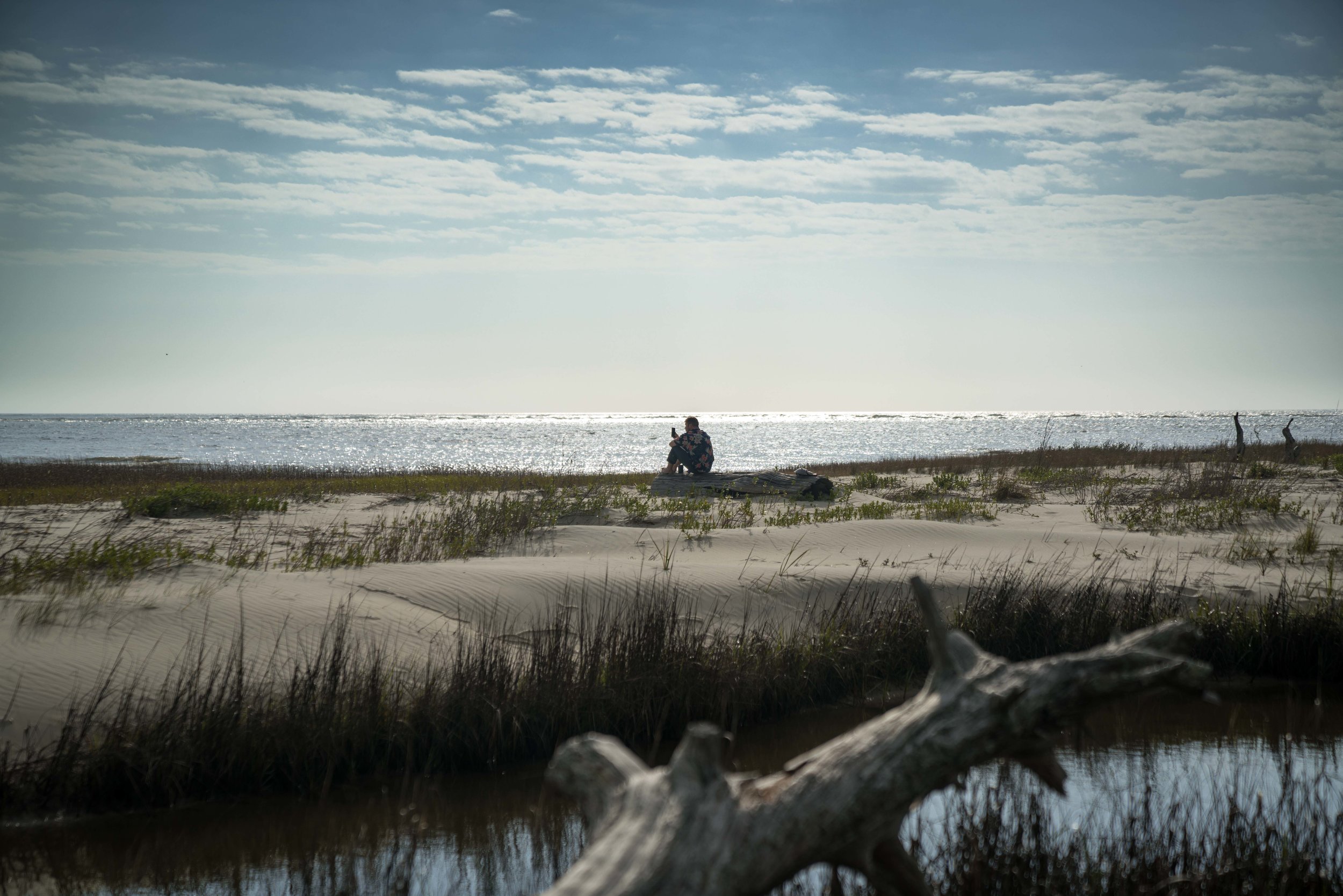 Solo wanderer on Little Tybee Island via micahdeyoung.com