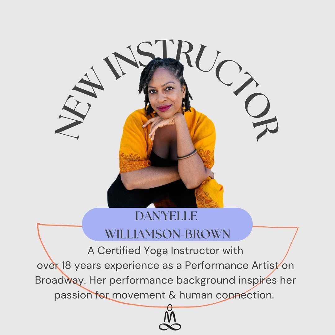 Meet our newest Instructor @flowzwithdubbz !!! We are excited to have Dan&rsquo;yelle&rsquo;s energy and experience in the studio. Make sure you give her a warm welcome! Read below to learn more. 

Dan&rsquo;yelle Williamson-Brown is a Certified Yoga