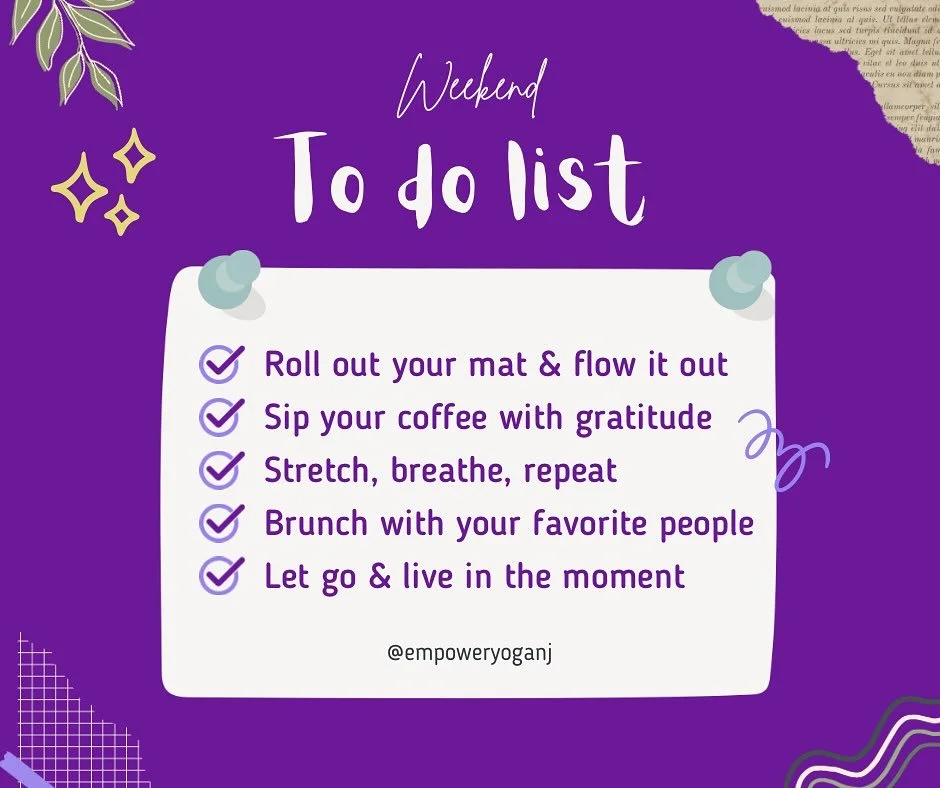Saturday Schedule 

9:15-10:30am
Power Flow (Heated) 
with Anne 

11:00-12:00pm
Half Power Half Yin (Heated)
With Dan&rsquo;yelle 

Anytime
On Demand Class of the day

#empoweryoga #empower #yoga #yogaeverydamnday #yogastudio #yogagoals #yogastrength