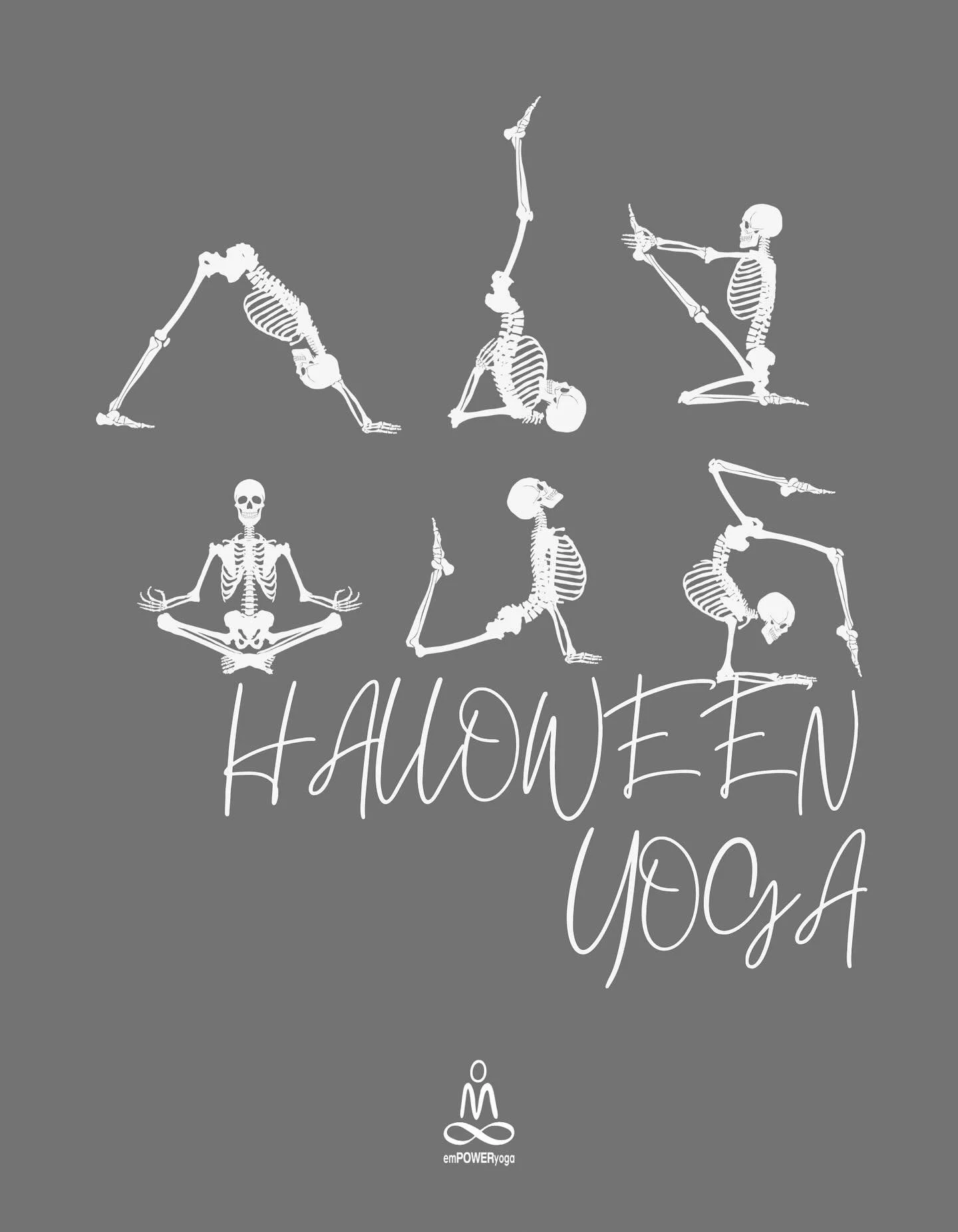 🎃 Join us at the studio for a spooktacular Halloween yoga schedule! 👻✨
Move, laugh, and play as we flow through fun (and maybe a little spooky!) poses — costumes welcome, good vibes required. 🧘🏾 🕸️
Come for the yoga, stay for the magic. ?