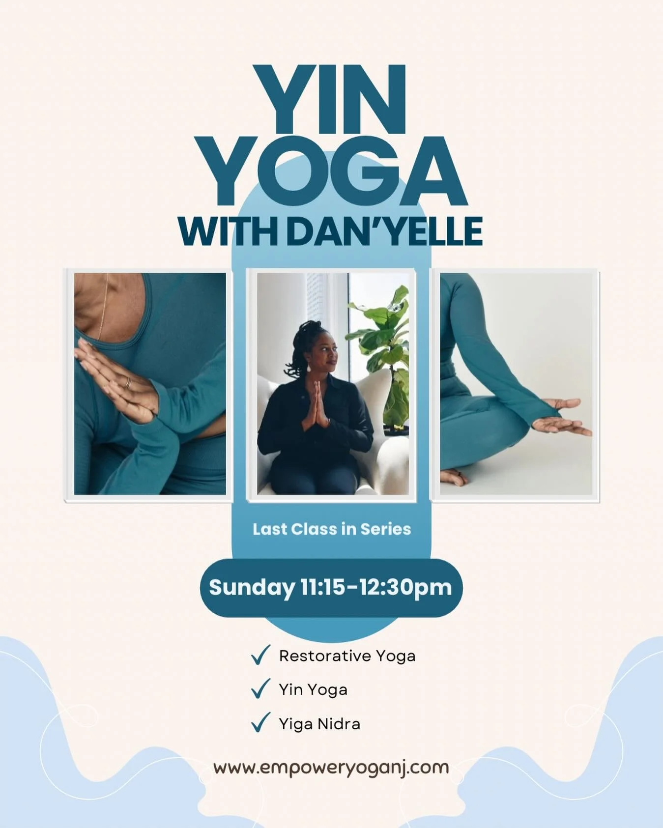 Yin Yoga Series with Dan&rsquo;yelle Williamson-Brown

Slow down, soften, and reset. Join Dan&rsquo;yelle for a nourishing Yin Yoga series blending long-held floor poses, gentle restorative postures, and a short Yoga Nidra each week. A perfect way to