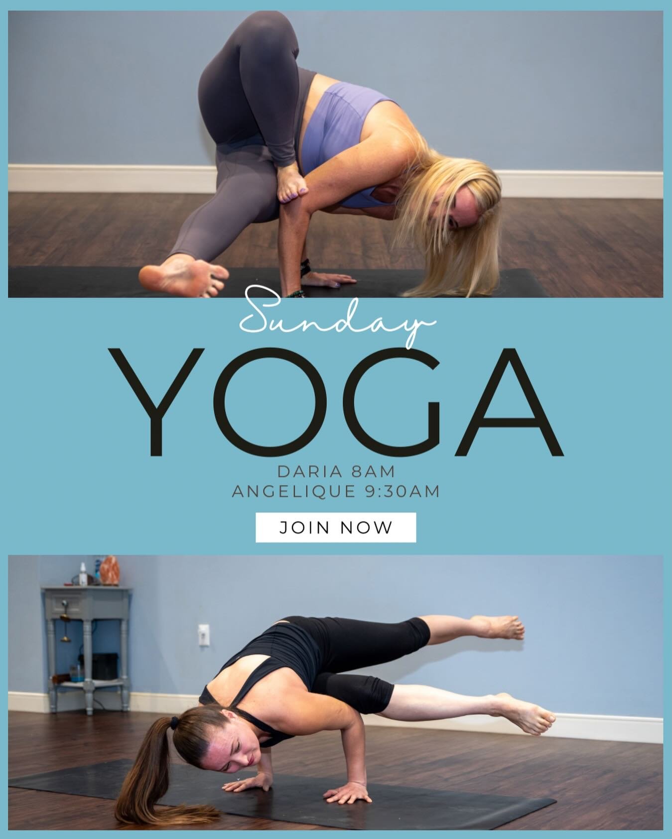 Sunday Yoga: slow down, tune in, and reset for the week ahead.
Meet yourself on the mat and leave feeling steady, open, and refreshed. ✨

📸: @amanda1eephotography 

Sunday Schedule 

8:00-9:00am 
Power Hour (Heated)
with Daria

9:30-10:45am
Power Fl