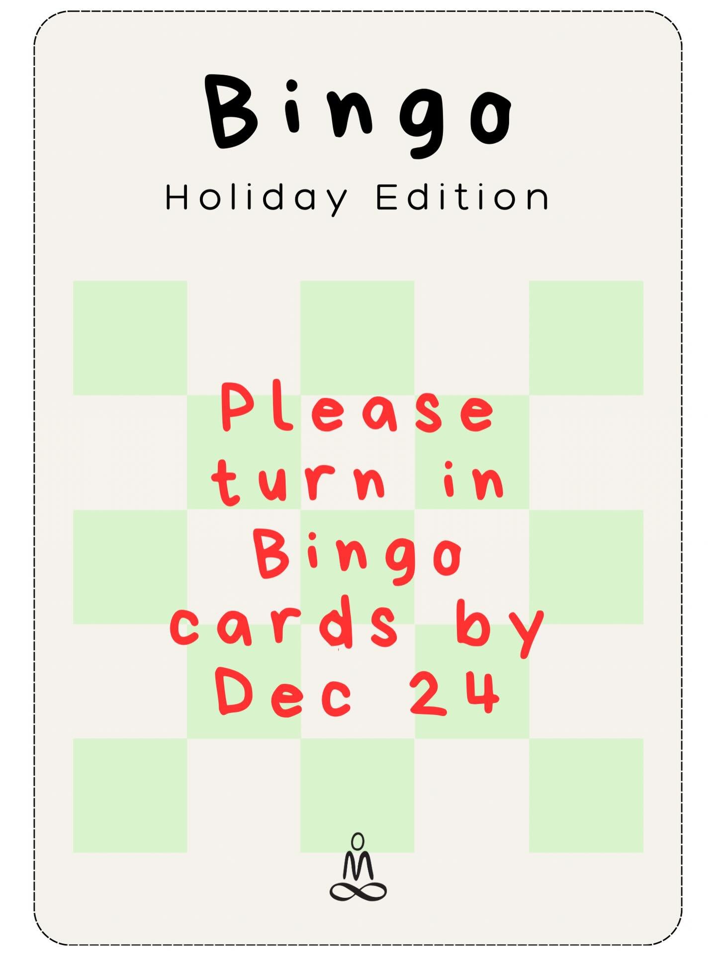 ✨ Holiday Bingo &mdash; You all showed UP ✨

We are blown away by how many of you participated in our Holiday Bingo. From consistent practice to trying new classes and showing love to one another, the energy in the studio has felt extra connected, su