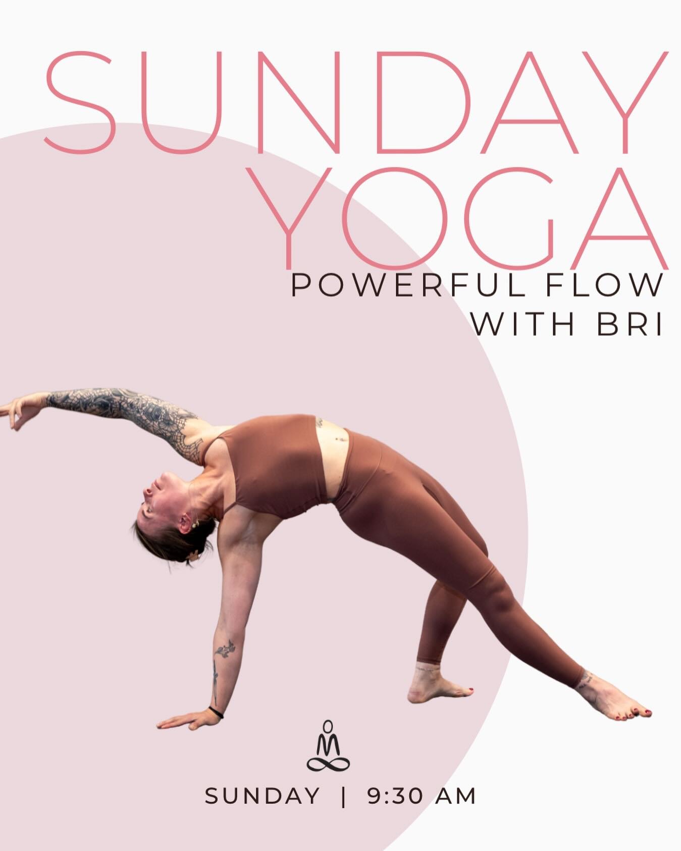 Build strength. Find space. Move with intention.
Powerful Sunday Flow with Bri is your chance to sweat, breathe, and come back to yourself.
✨ Sunday at 9:30am