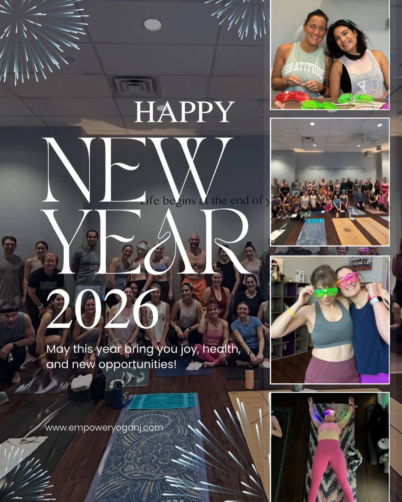 ✨ Ringing in the New Year with the best energy ✨
Huge thank you to Liz for leading such a fun, joyful New Year&rsquo;s Eve class&mdash;you set the tone perfectly 💫
And endless gratitude to this amazing community for showing up with so much heart, la