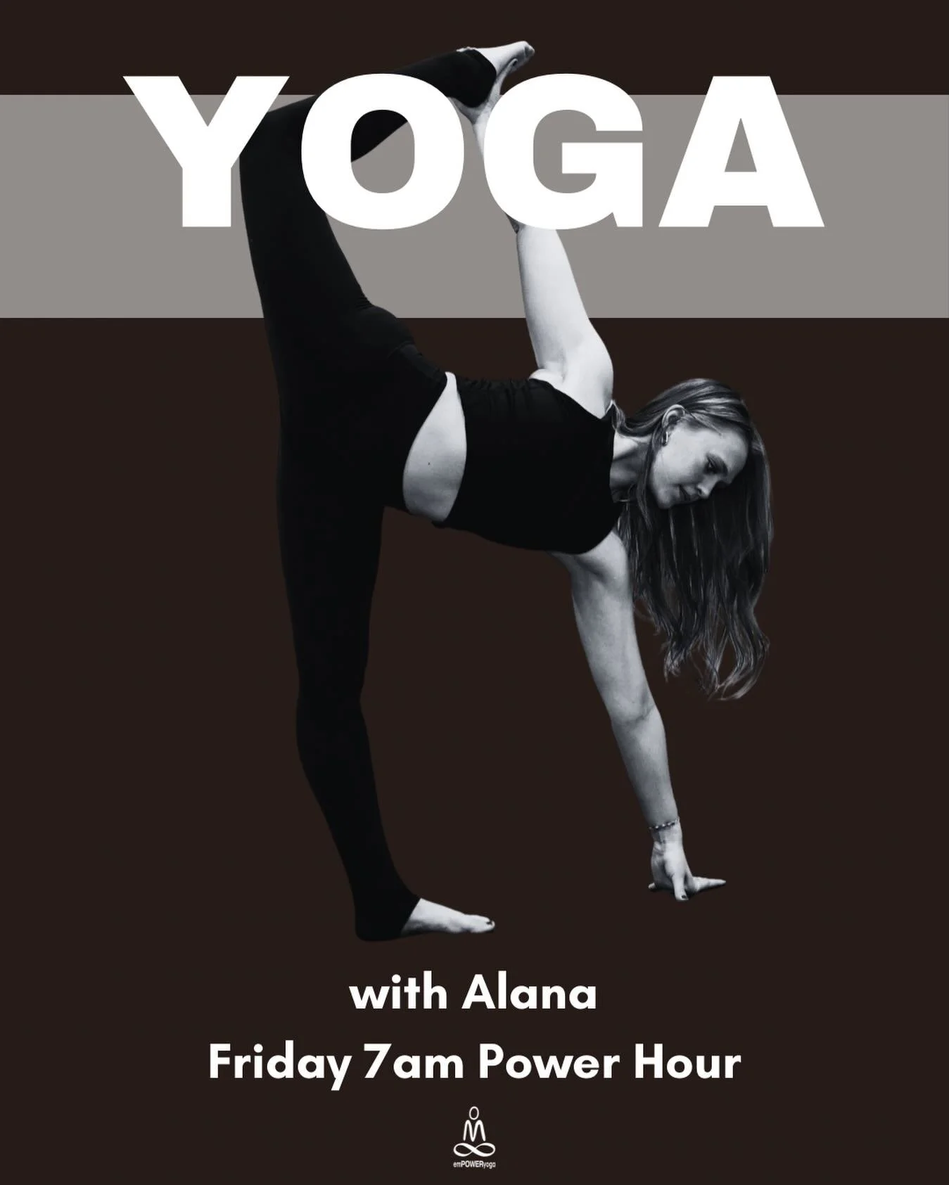 Rise, flow, and feel powerful. 🔥
Start your Friday strong with 7am Power Hour with Alana&mdash;a dynamic, energizing practice to wake up your body, sharpen your focus, and set the tone for the day ahead.

See you on the mat. 💪🏽 🧘🏼&zwj;♀️ 🧘🏾 


