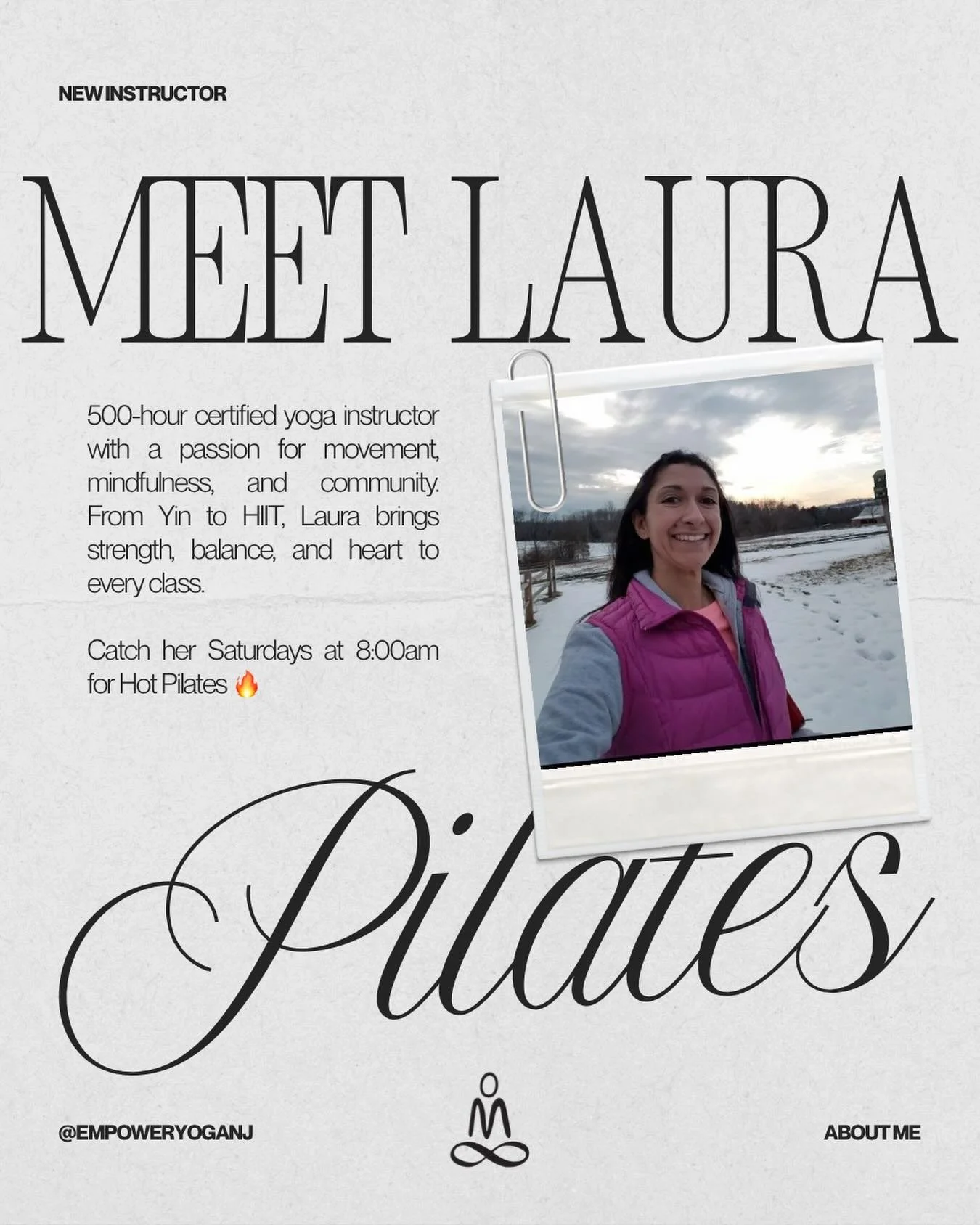 ✨ Meet Laura! ✨

Laura is a 500-hour certified yoga instructor with a passion for sharing movement, mindfulness, and connection with our Empower Yoga community. She&rsquo;s certified in just about everything yoga has to offer&mdash;Yin, Restore, Medi