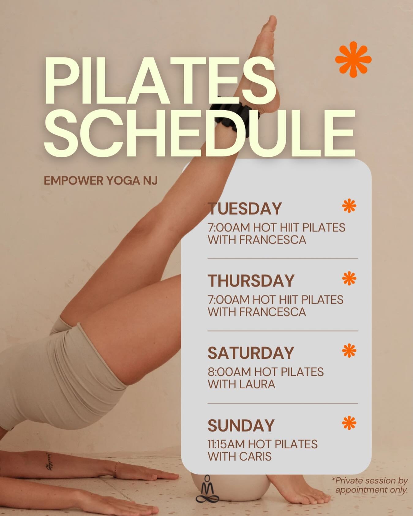 Strong lines. Deep core. Total focus. ✨
Our Pilates practice builds strength from the inside out&mdash;supporting balance, stability, and that confident, powerful feeling that stays with you long after class. Whether you&rsquo;re flowing through Hot 