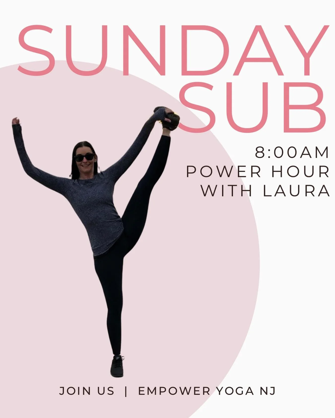 Sunday just got even better ✨

We&rsquo;re so excited to welcome the incredibly talented Laura back to the studio! Join her for an energizing 8:00AM Power Hour that will leave you feeling strong, grounded, and ready to take on your day 💪🏽 

Let&rsq