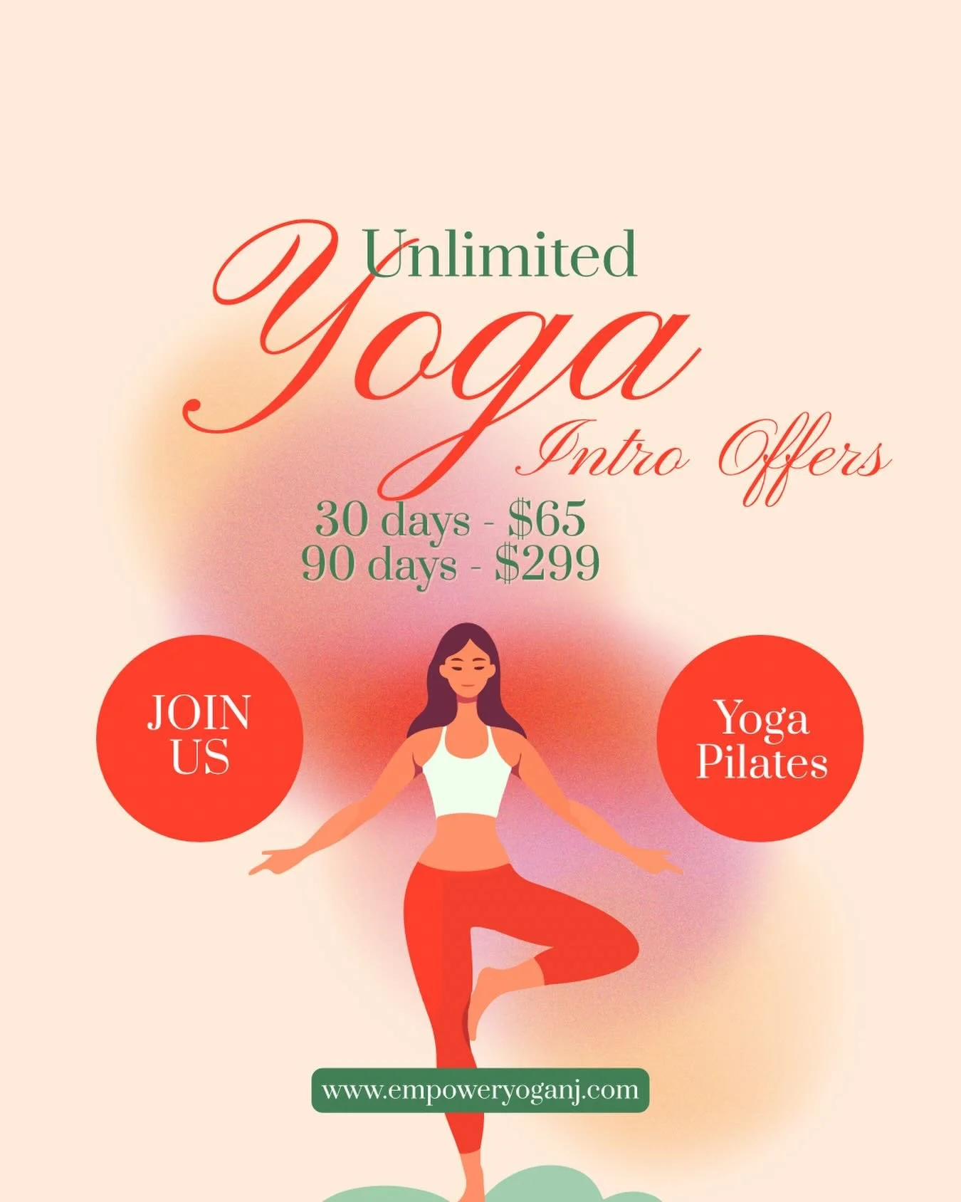 Step into your strongest, most grounded self ✨

Our Unlimited Yoga Intro Offers are here to help you build consistency, feel supported, and fall in love with your practice&mdash;whether you&rsquo;re flowing, strengthening, or slowing down.

🧘🏼&zwj;