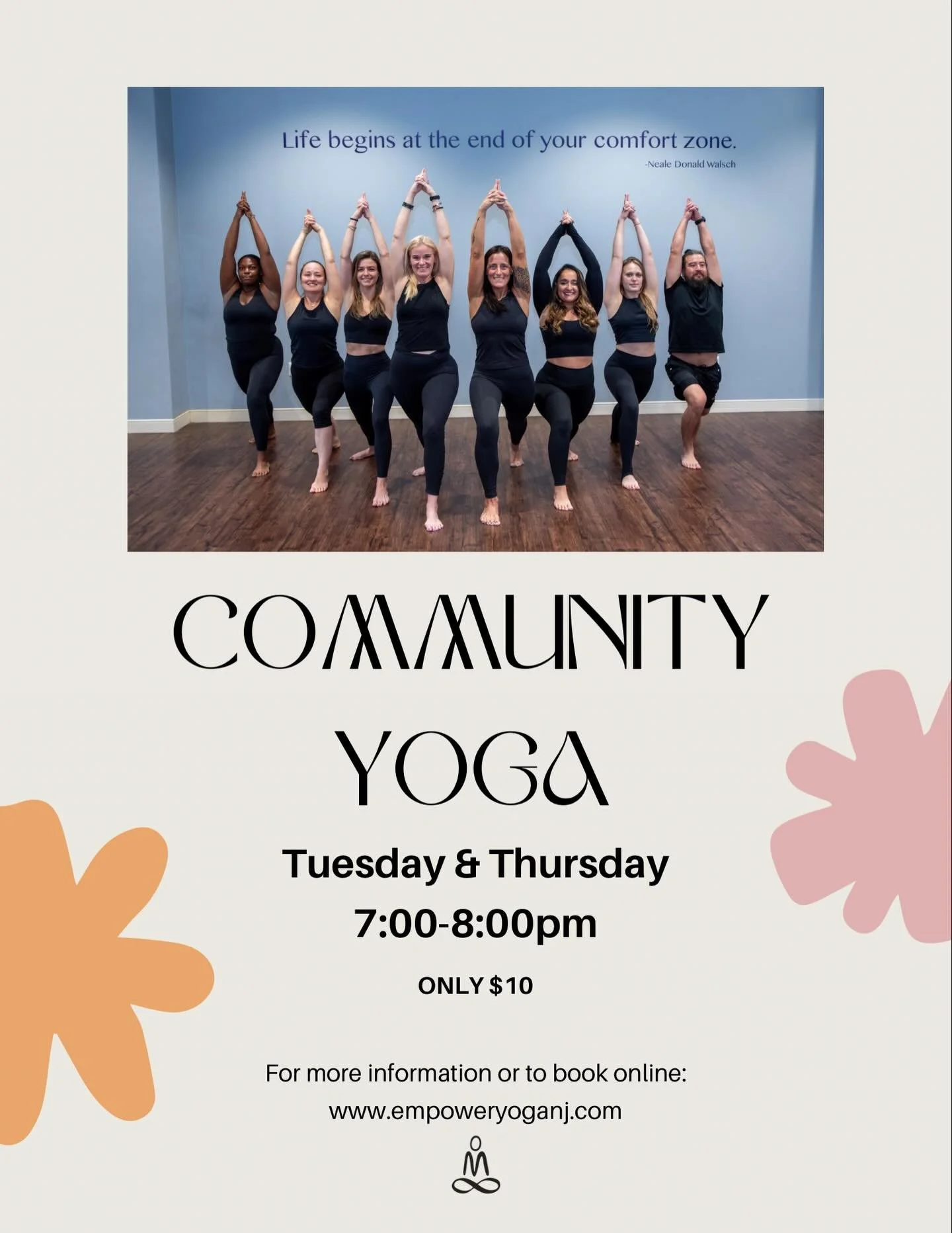 Community over competition. Connection over perfection. 💫

Join us for our Community Class&mdash;a space where you can move, breathe, and belong exactly as you are. Whether you&rsquo;re brand new or a seasoned yogi, this class is here to support you
