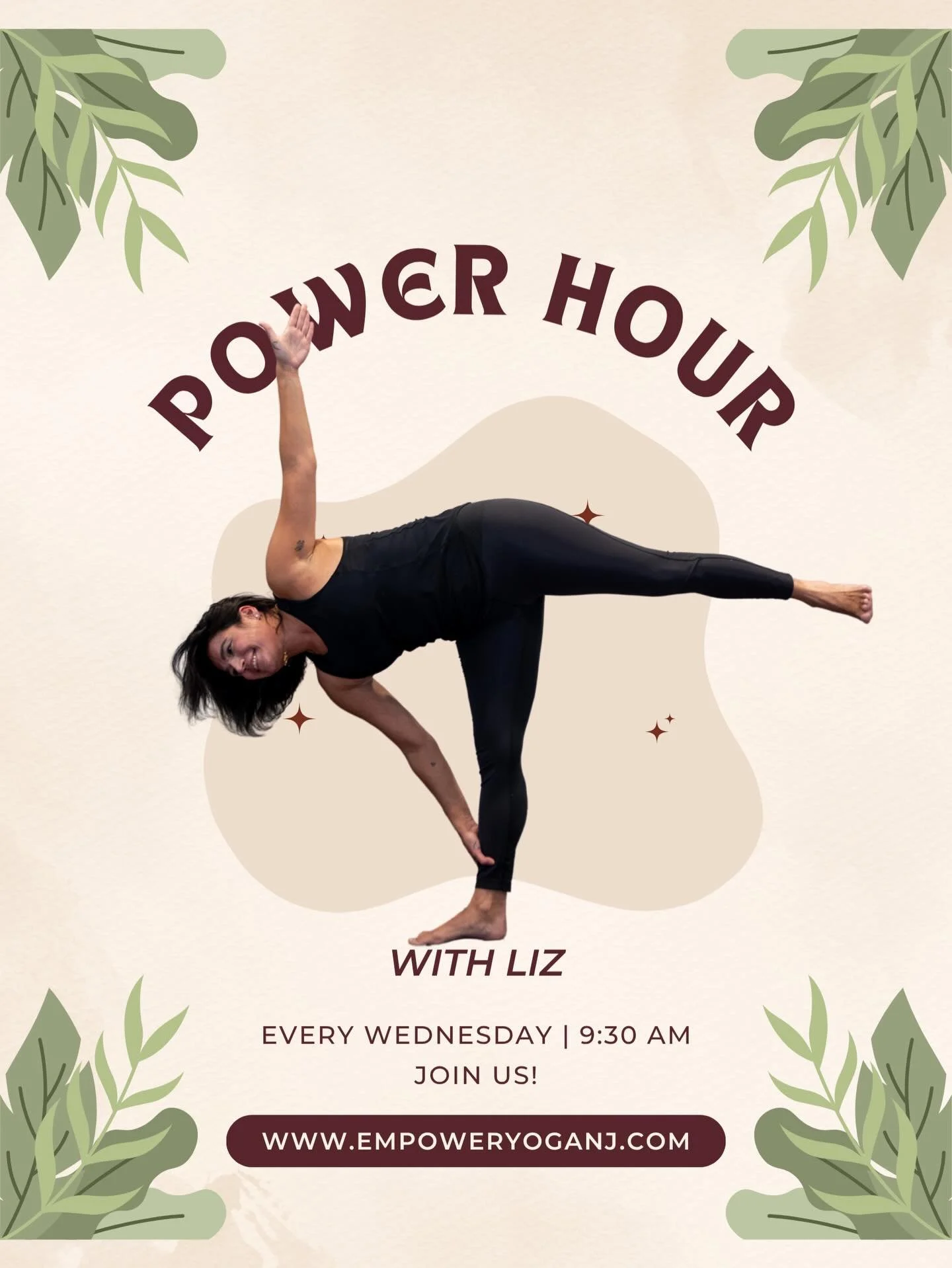 Midweek slump? Not here. ✨

Flow, laugh, wobble, and maybe surprise yourself a little&mdash;Power Hour with Liz is where strength meets play. 💫

Wednesdays at 9:30am&hellip; your mat is waiting. 🧘🏻&zwj;♀️

Wednesday Schedule

6:00-7:00am
Morning F