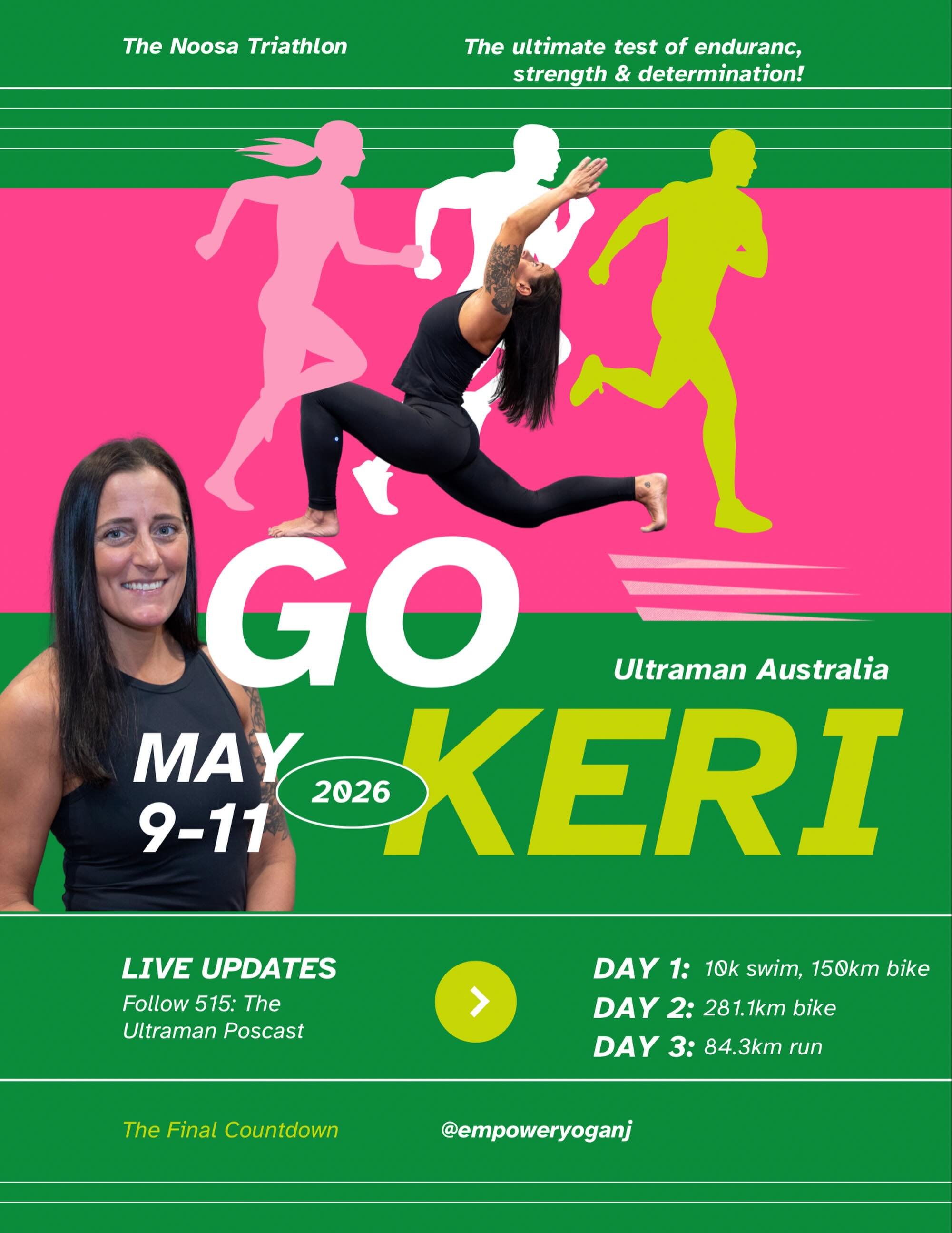 Our very own Keri is heading into something truly extraordinary&mdash;Ultraman Australia, three brutal days of open-water swim, long-distance cycling, and ultra running that push every limit of body and mind.

We are so proud of her and the heart, di
