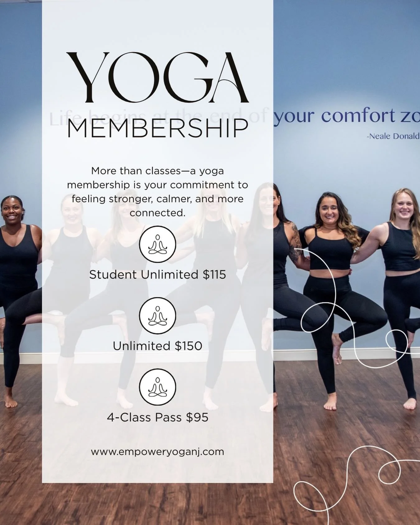 Commit to your practice. Commit to yourself. ✨

A yoga membership is more than unlimited classes&mdash;it&rsquo;s consistency, community, accountability, and a dedicated space to move, breathe, and reset.

Whether you&rsquo;re building strength, redu