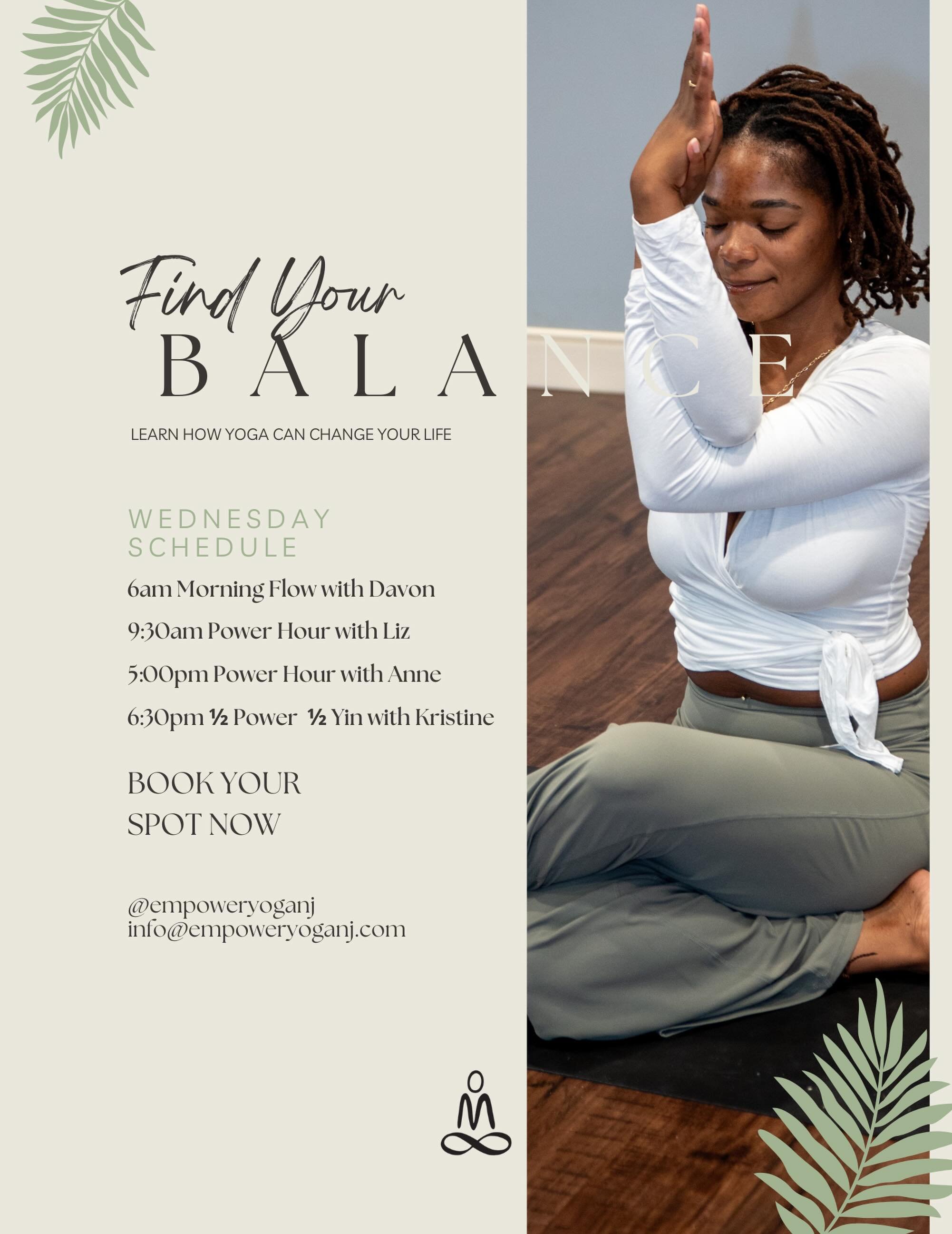Wednesday reset ✨

Move your body. Clear your head. Reconnect with yourself and your community.

Whether you&rsquo;re showing up to sweat, stretch, strengthen, or simply breathe a little deeper &mdash; there&rsquo;s a space for you on today&rsquo;s s