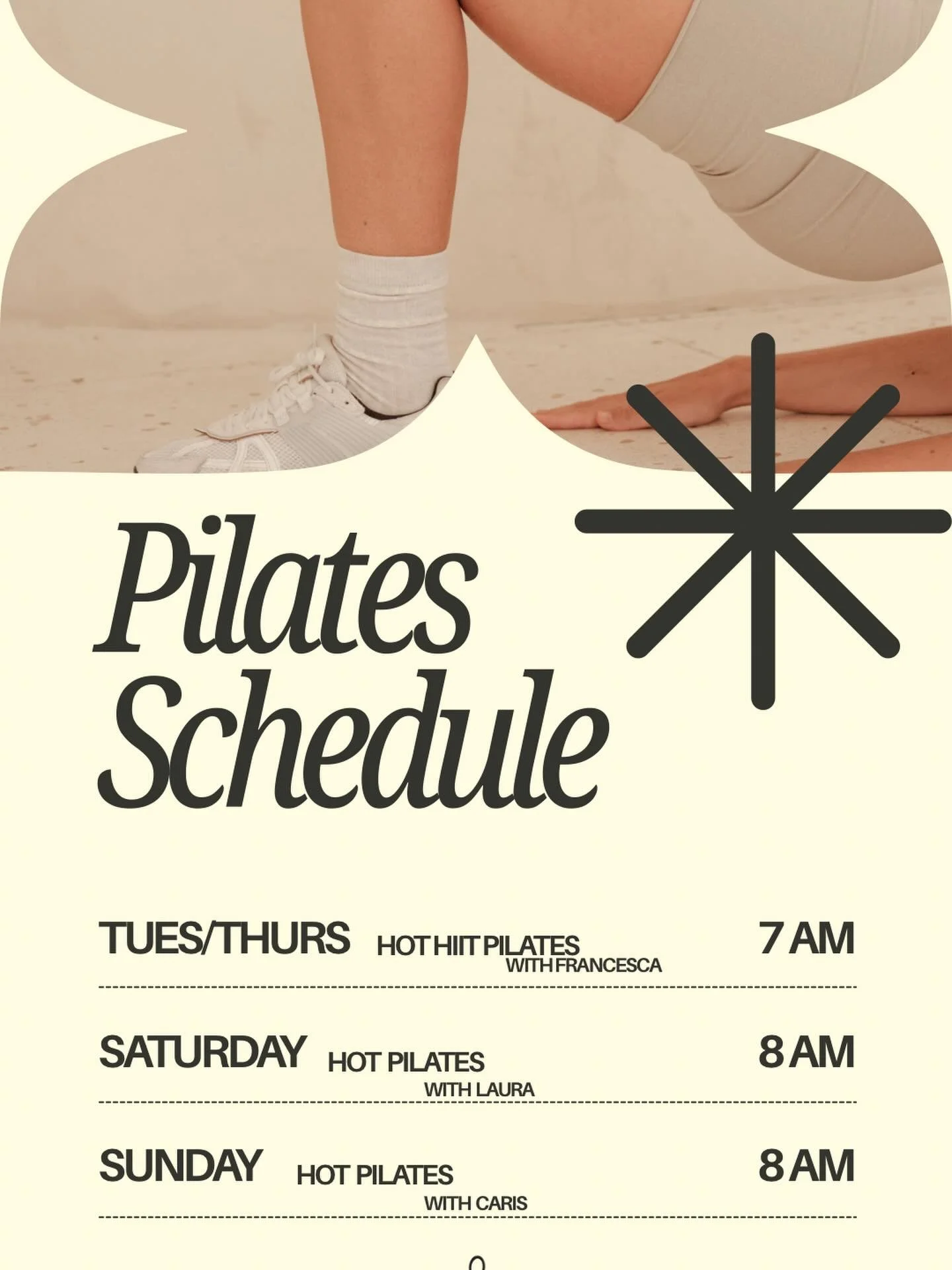 🔥 Strength. Stability. Sweat. 🔥

Looking to build core strength, improve mobility, and leave feeling energized? Our Hot Pilates classes are designed to challenge your body, support your goals, and keep you coming back for more.

✨ Tuesdays &amp; Th