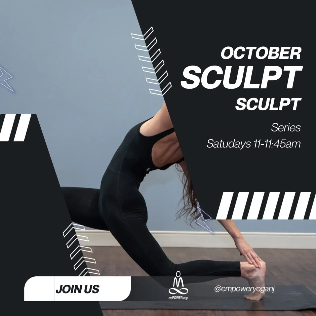 🔥 OCTOBER SCULPT IS COMING! 🔥

Get ready to move, sweat, strengthen + SCULPT every Saturday in October! 💪🏽 ✨ 

This series is all about building strength, challenging your body, and having a little fun while you do it. Come ready to work&mdash;an