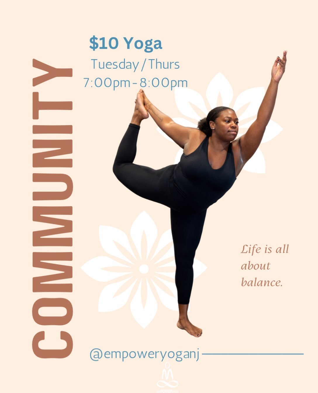 Thursday is calling&hellip; and we&rsquo;re bringing the good vibes 🧘🏽&zwj;♀️✨

Come move, sweat, breathe, and reset with us! And don&rsquo;t forget &mdash; Community Yoga is only $10. Bring a friend, bring your mat, and come as you are. 💛

THURSD
