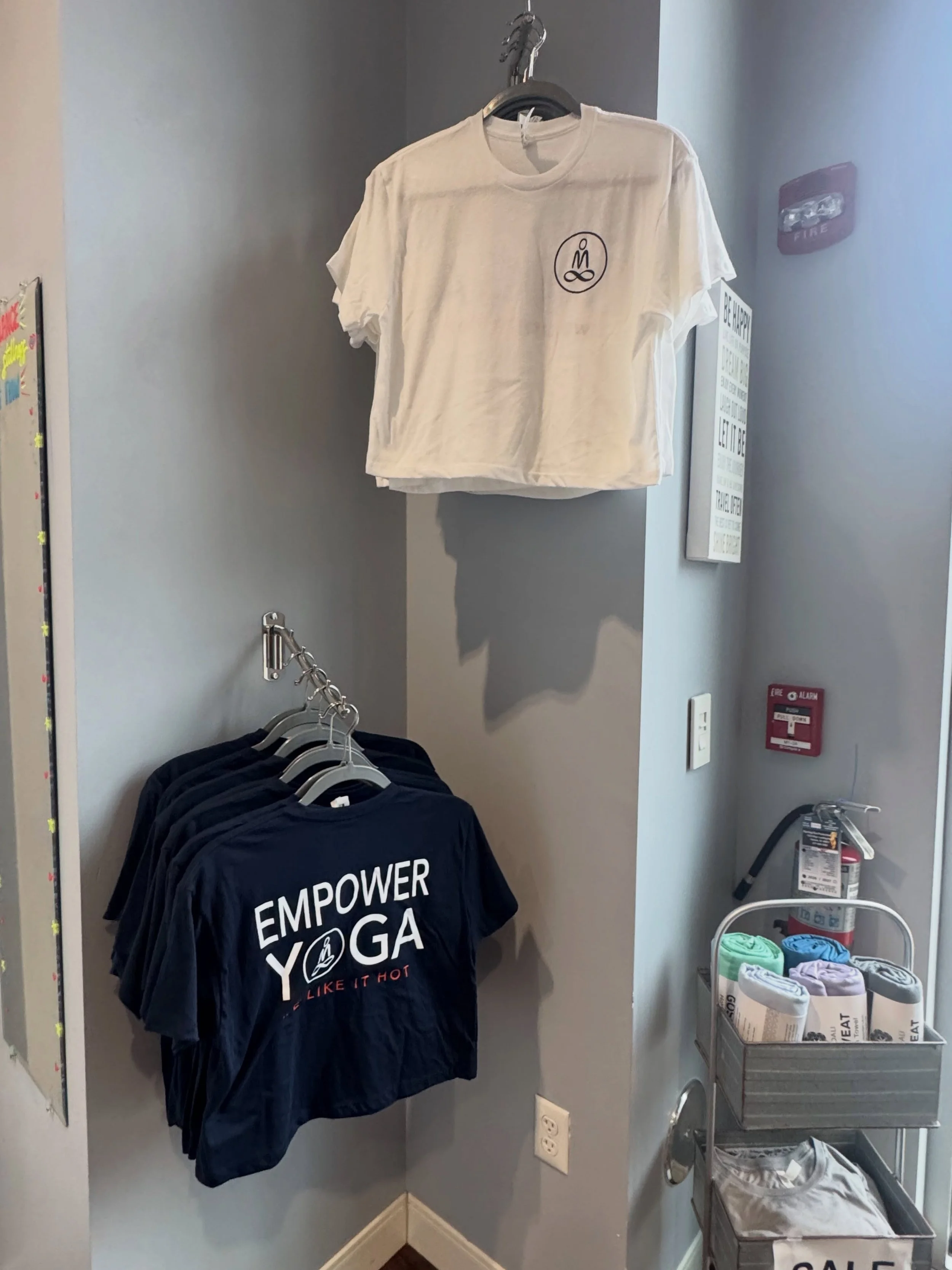New shirts just dropped at Empower! 🤍💙

Fresh Empower tees are now available at the studio for $25.

Grab yours next time you&rsquo;re in for class&mdash;because you can never have too much Empower gear. 💪🧘&zwj;♀️

#EmpowerYogaNJ #EmpowerCommunit