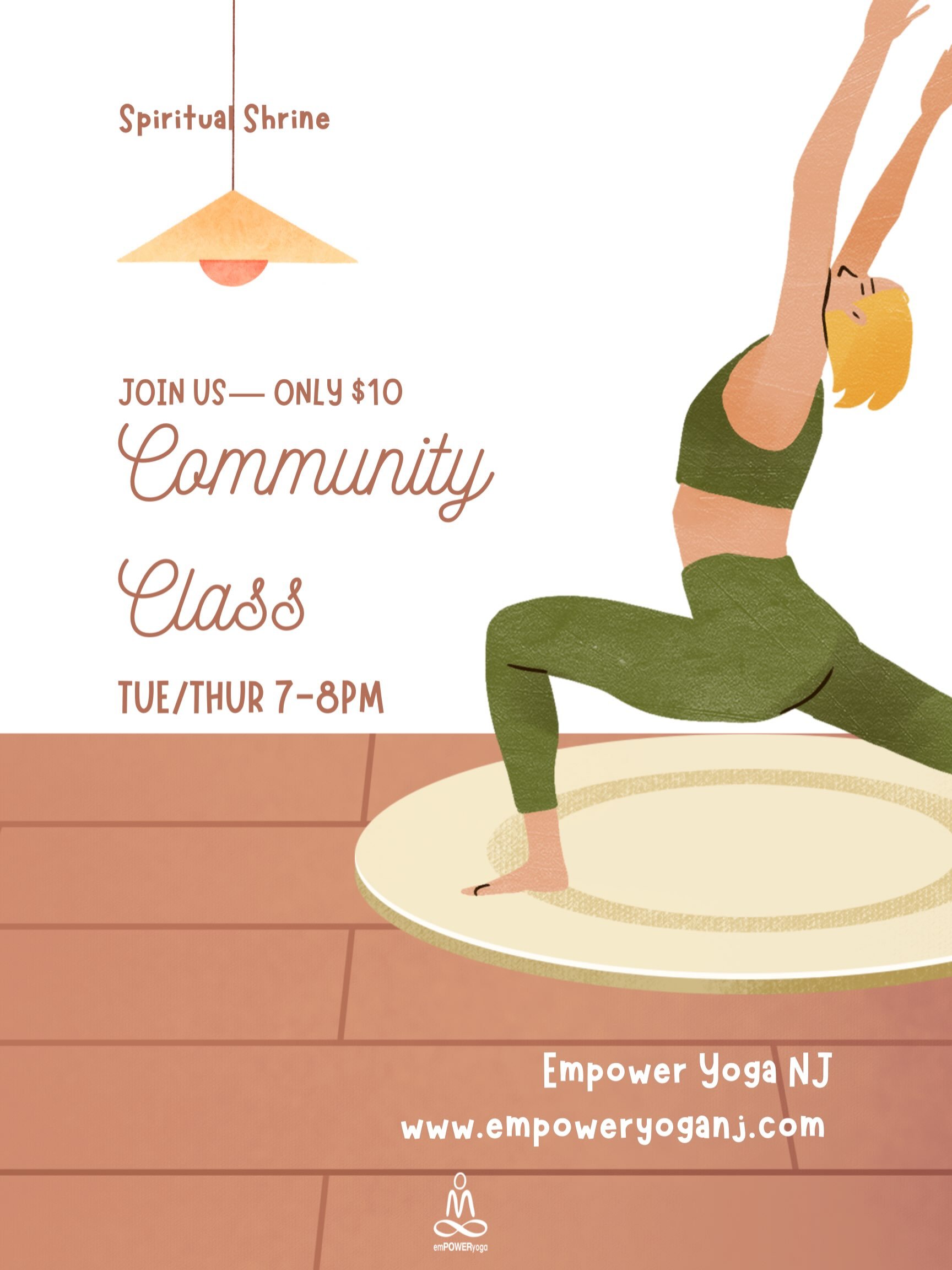 Thursday is calling&mdash;and your mat has your name on it. 😉✨

Come move, sweat, breathe, and connect with your Empower community. And if you&rsquo;ve been meaning to try us, Community Class is just $10! No pressure, no perfection&mdash;just a grea