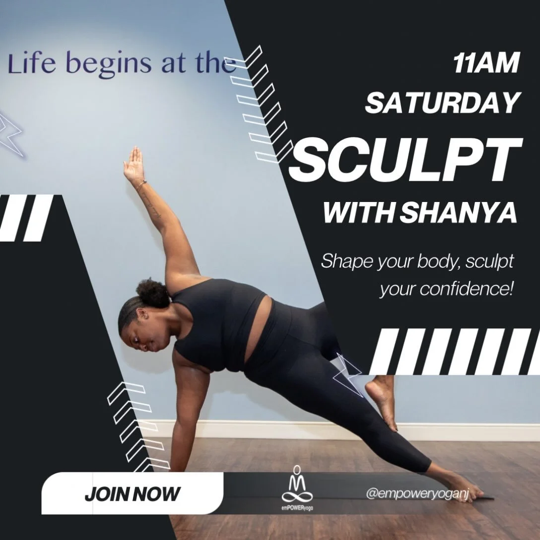 Friday energy &rarr; Saturday SCULPT 🔥

Get your weekend started with a little movement, a little sweat, and a whole lot of confidence. Then meet us Saturday at 11AM for SCULPT with Shanya&mdash;come ready to work, move, and have some fun! 💪✨

FRID