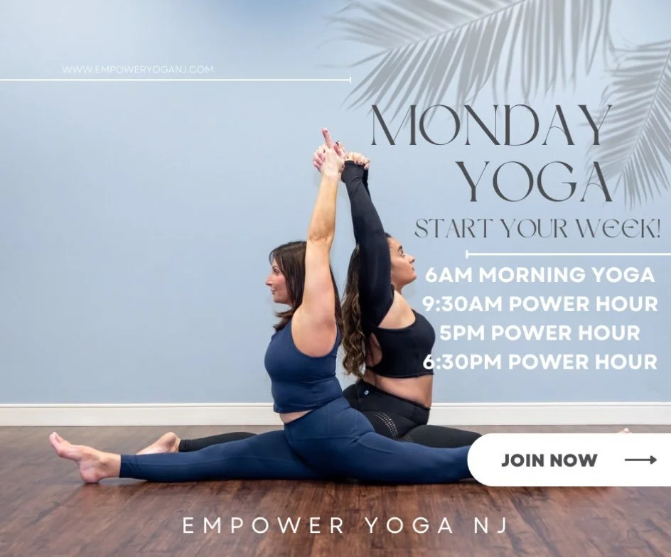 ✨ MONDAY MOOD: Stretch first, coffee second. ☕️ 🧘🏻&zwj;♀️ 🧘🏽&zwj;♂️ 

A new week, a fresh start, and plenty of reasons to roll out your mat! 💪🏽 Whether you&rsquo;re looking to wake up your body, build strength, or leave the week&rsquo;s stress 