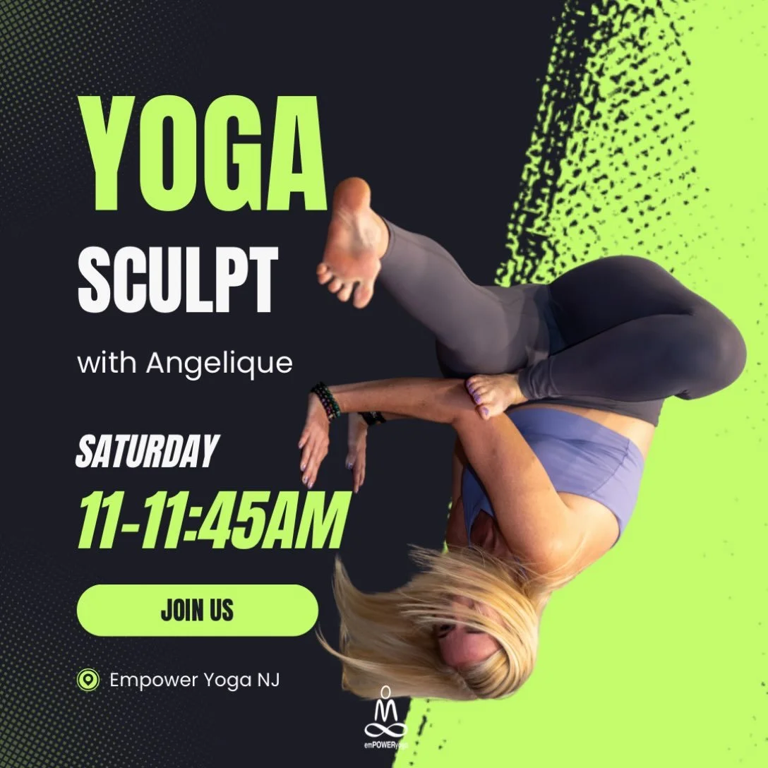 SATURDAY, LET&rsquo;S GET SCULPTED! 🔥

Your weekend plans? A little sweat, a little strength, and a whole lot of good energy. 

Join Angelique for Yoga Sculpt, 11&ndash;11:45 AM and bring your Saturday to life with movement that challenges your musc
