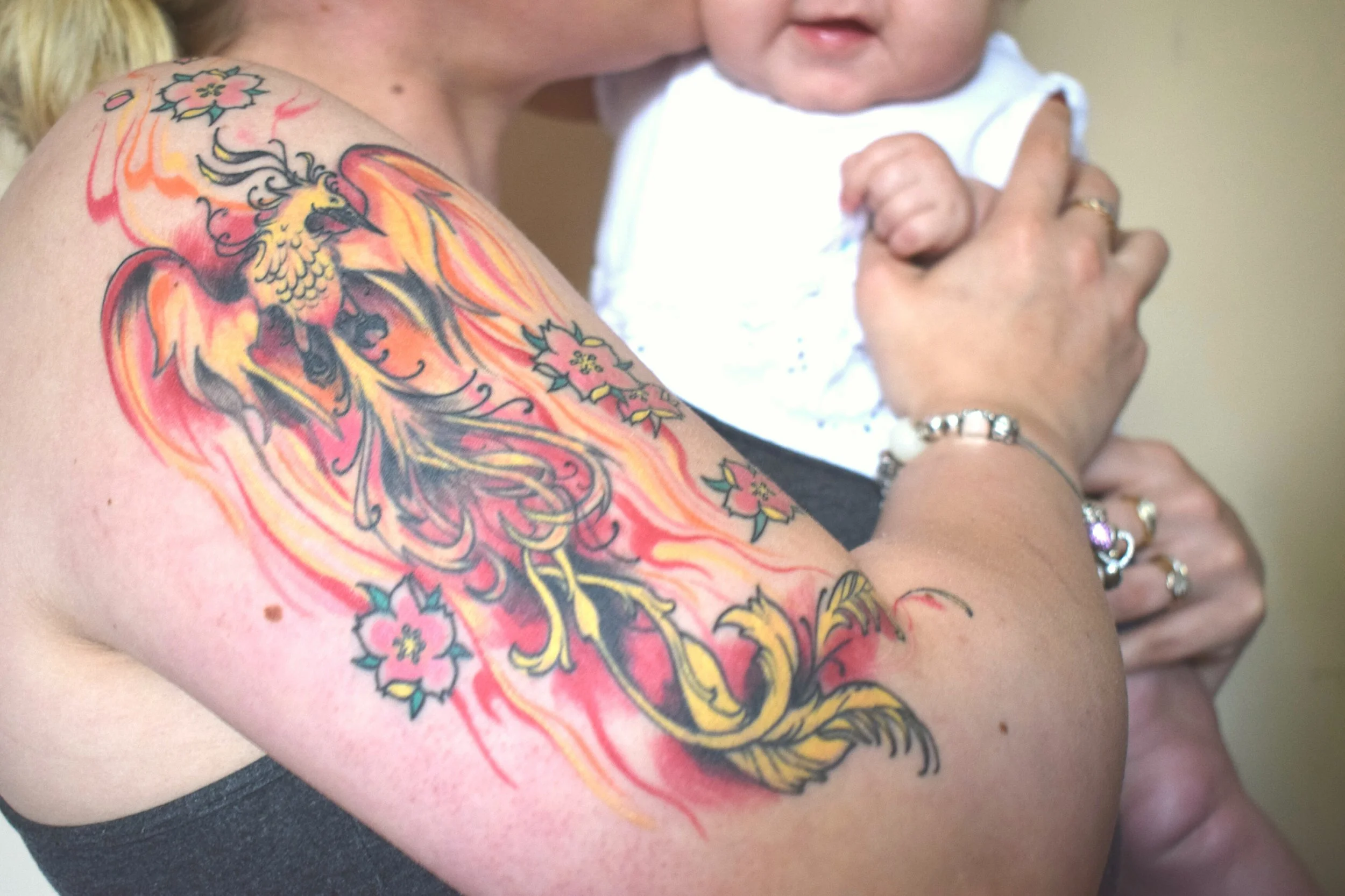 Fixing my Phoenix Tattoo